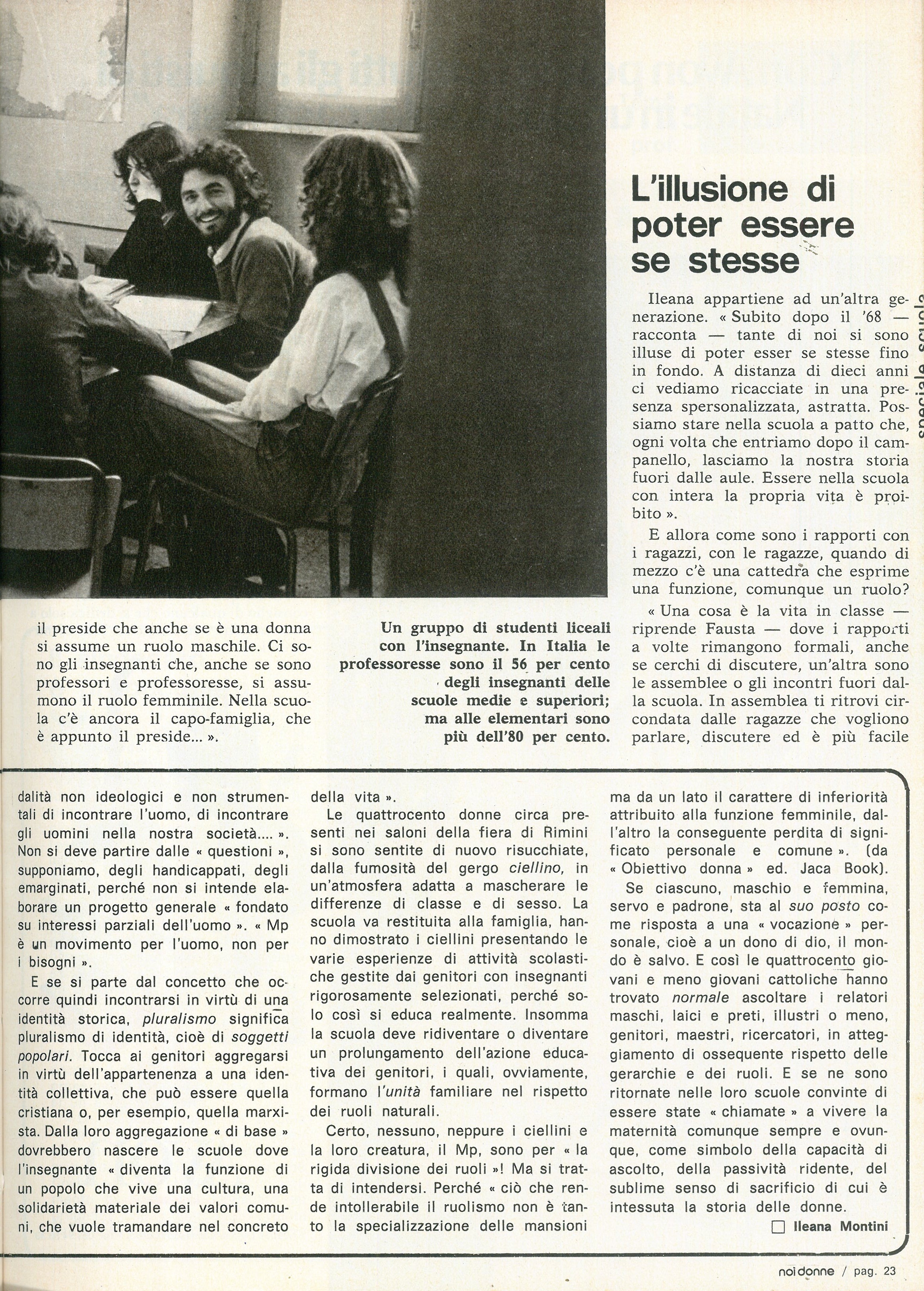 Foto: Speciale scuola: io prof.