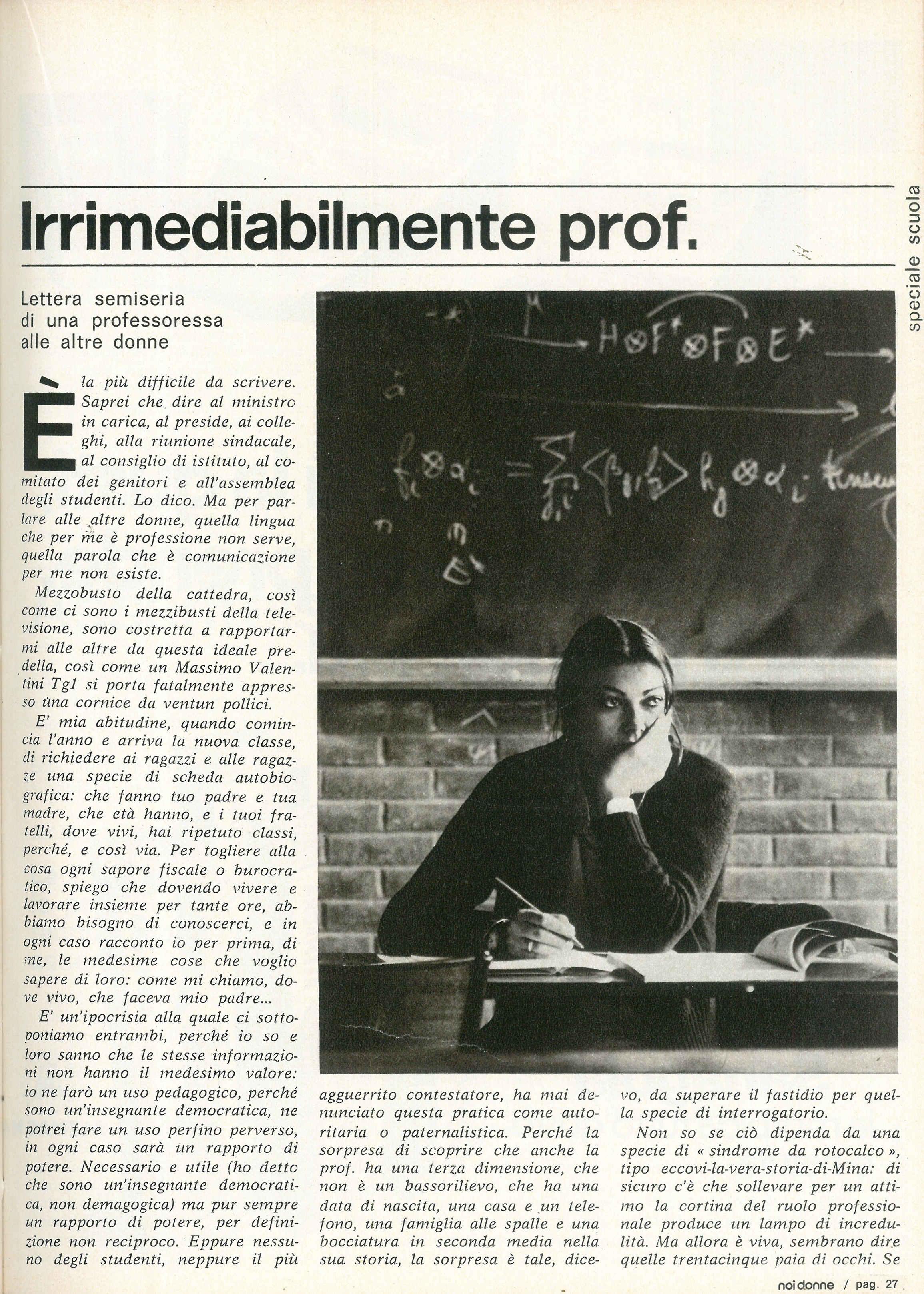 Foto: Speciale scuola: io prof.