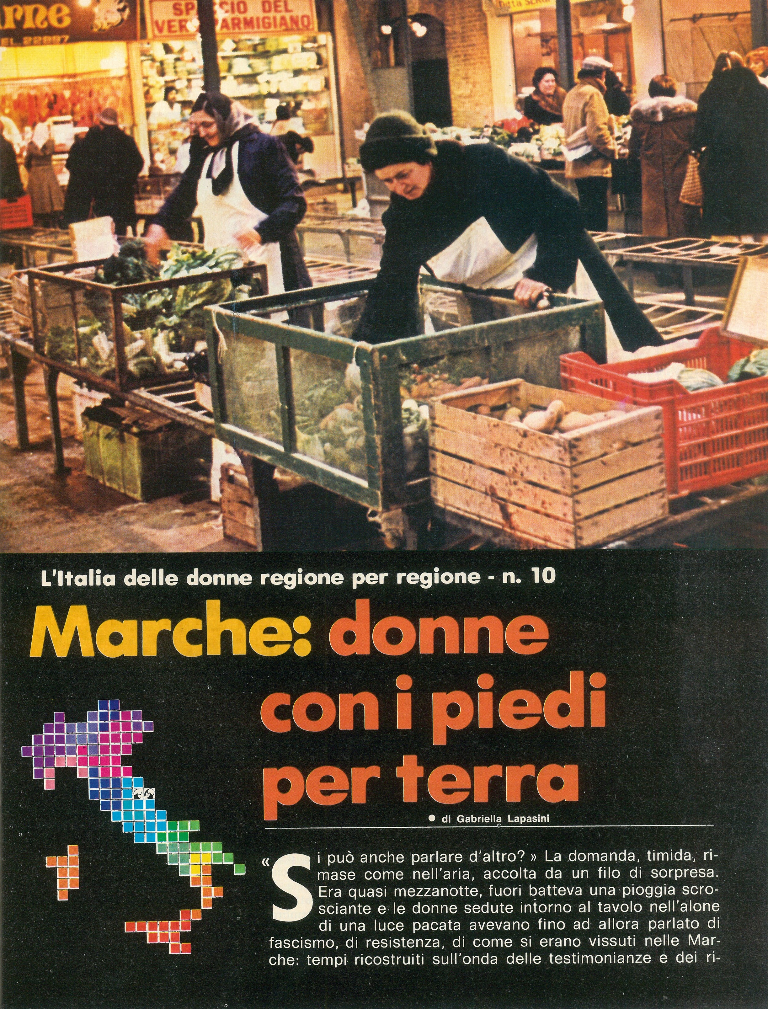 Foto: Marche: donne con i piedi per terra