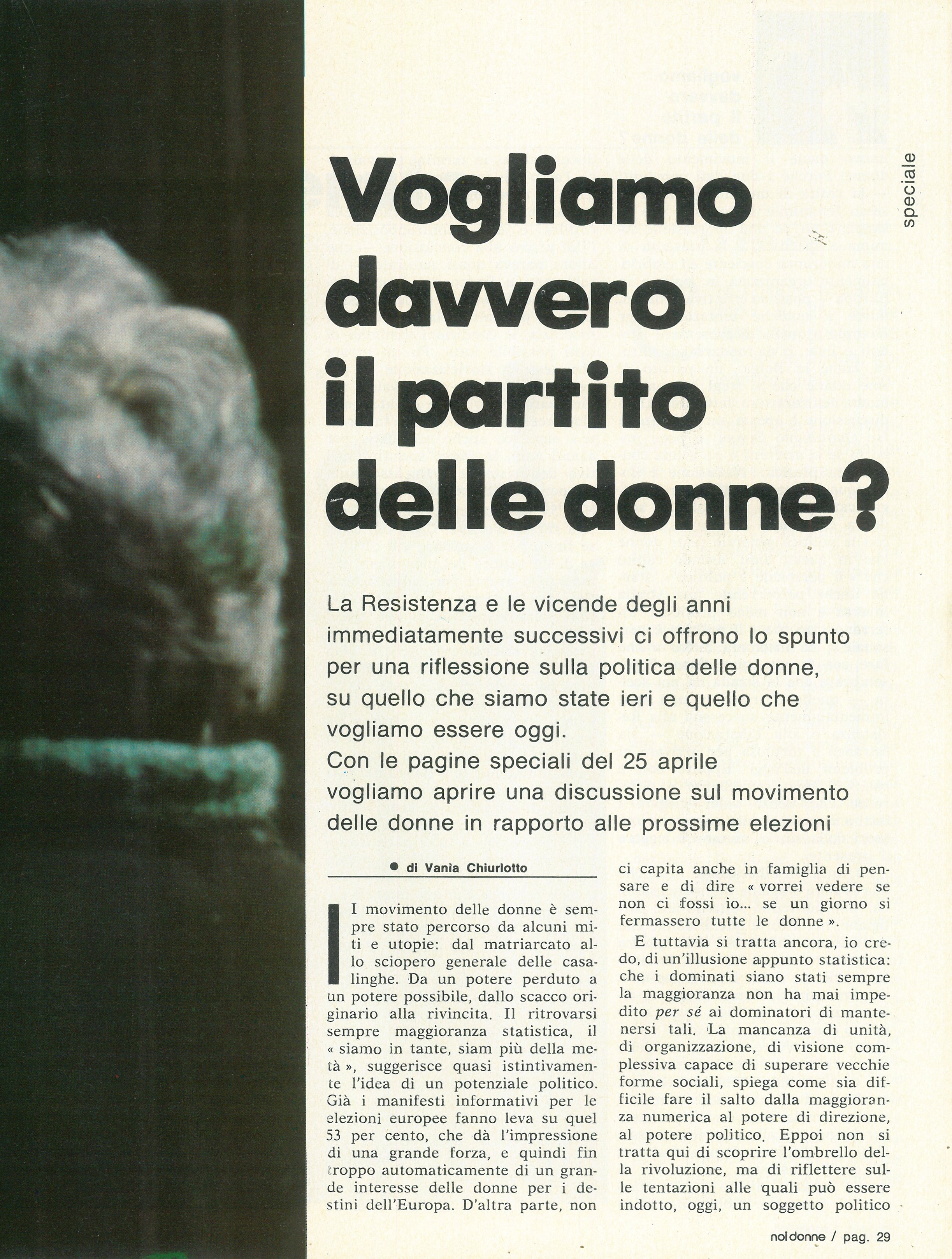 Foto: Vogliamo davvero il partito delle donne?