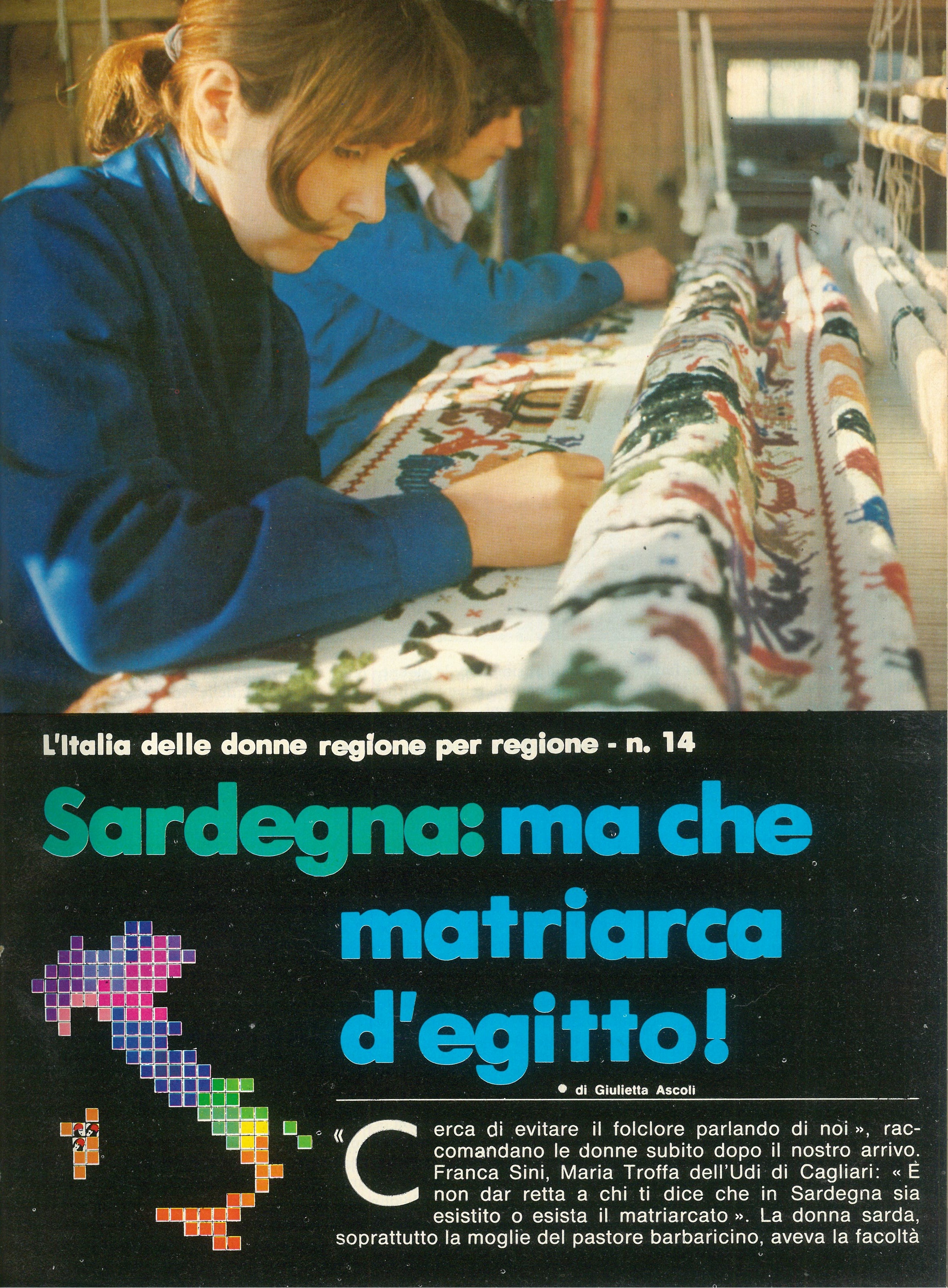 Foto: Sardegna: macchè matriarca d'Egitto