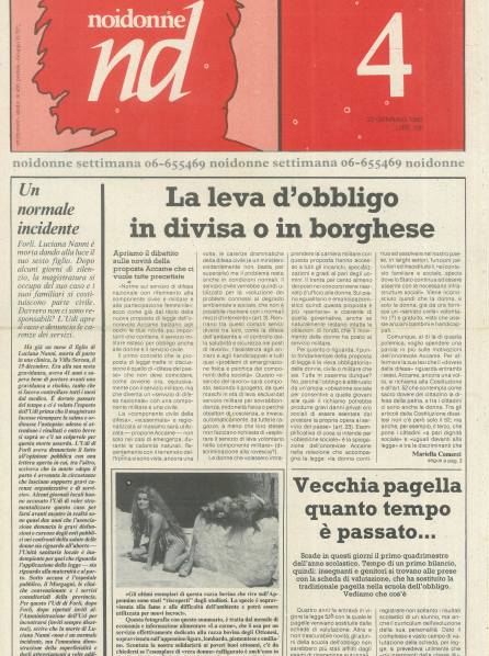 Noi Donne del 22-01-1982