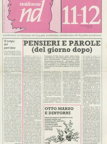 Noi Donne del 19-03-1982