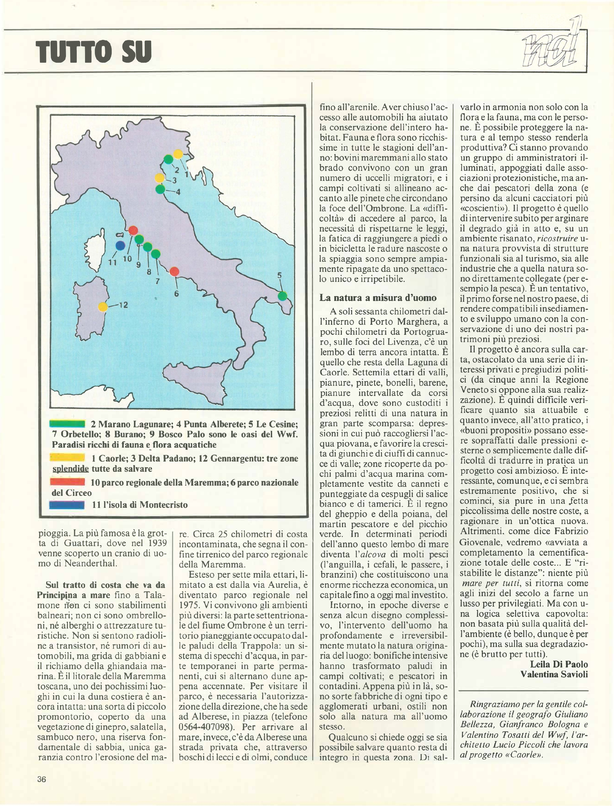 Foto: La mappa delle spiagge pulite