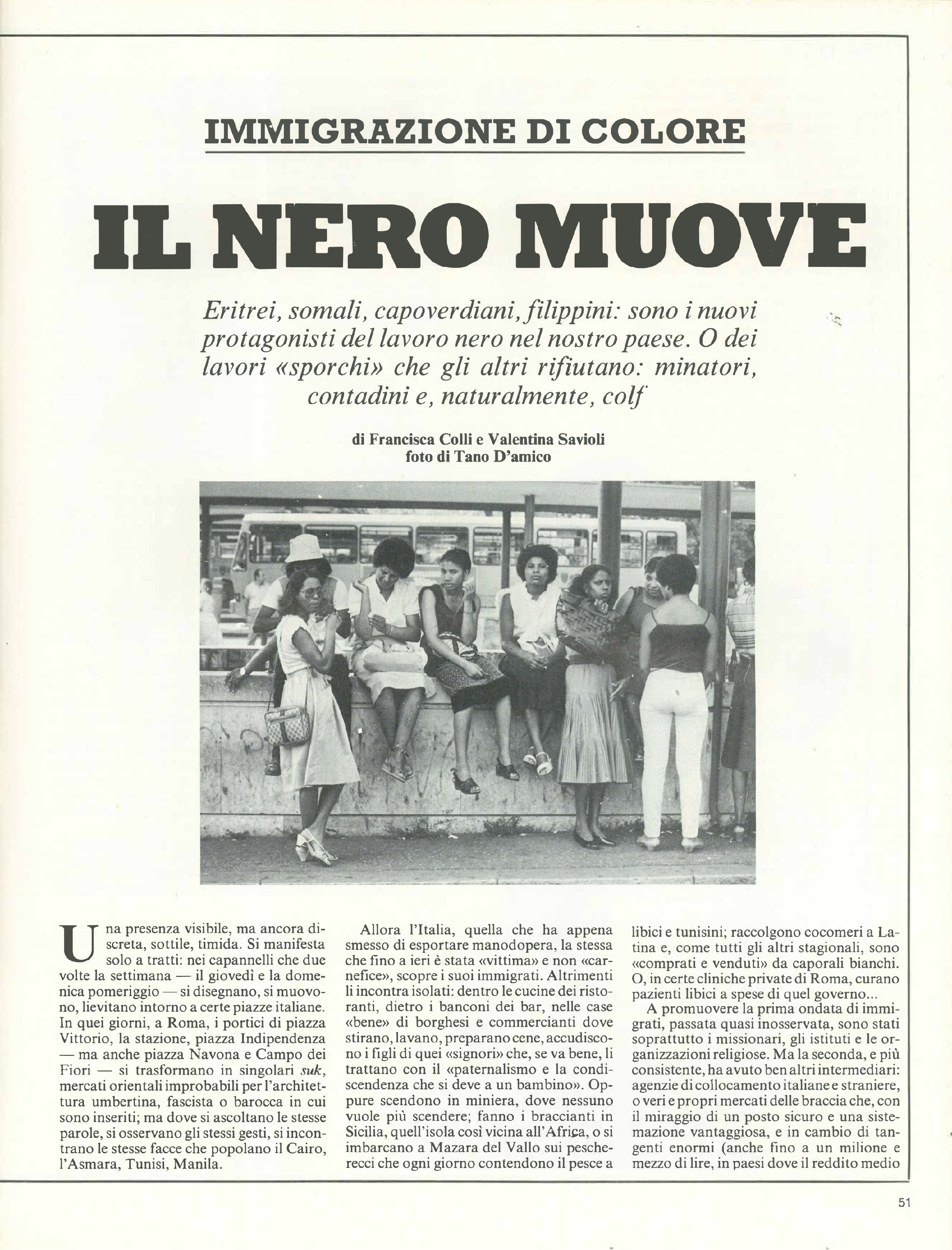 Foto: Il nero muove