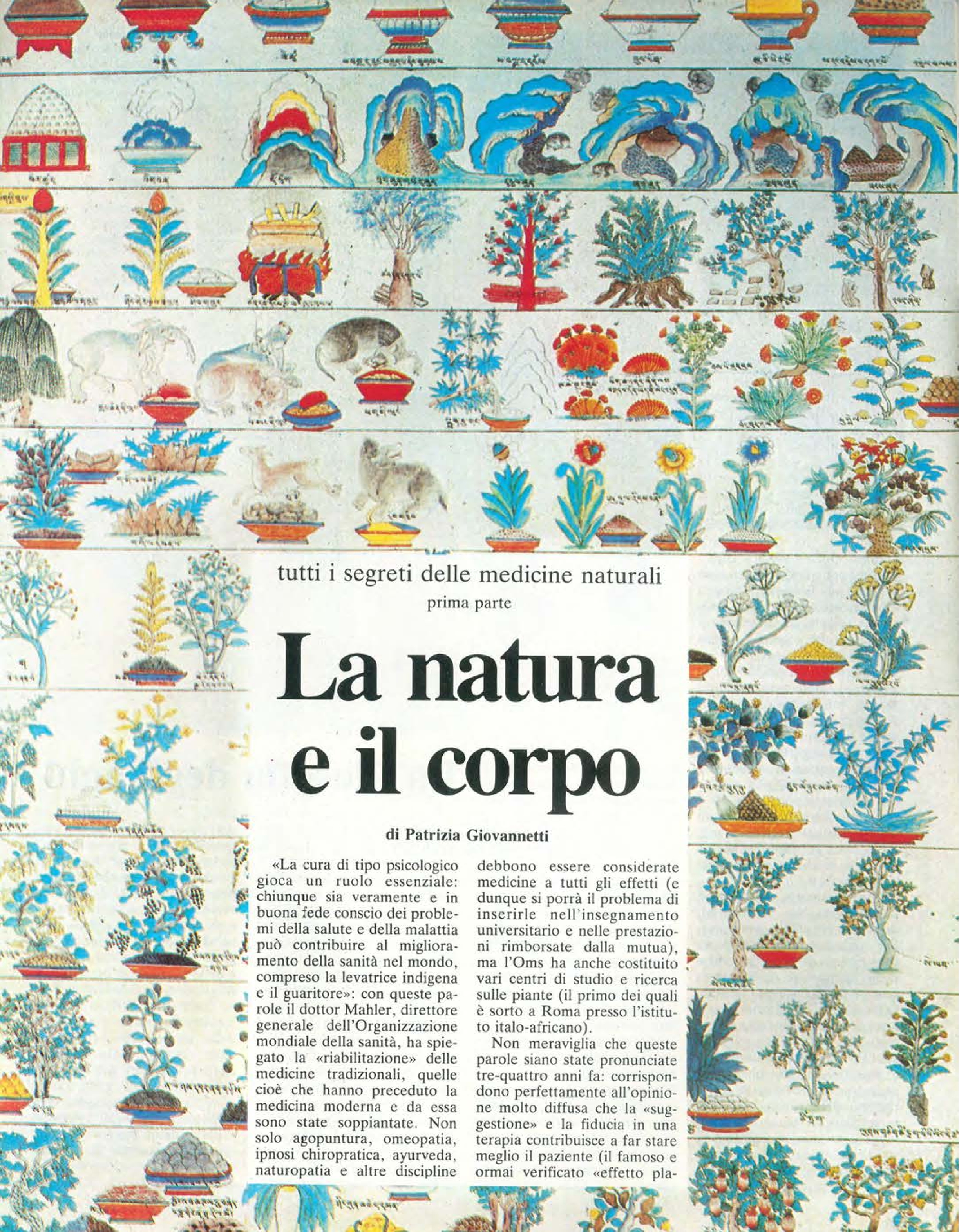 Foto: La natura e il corpo