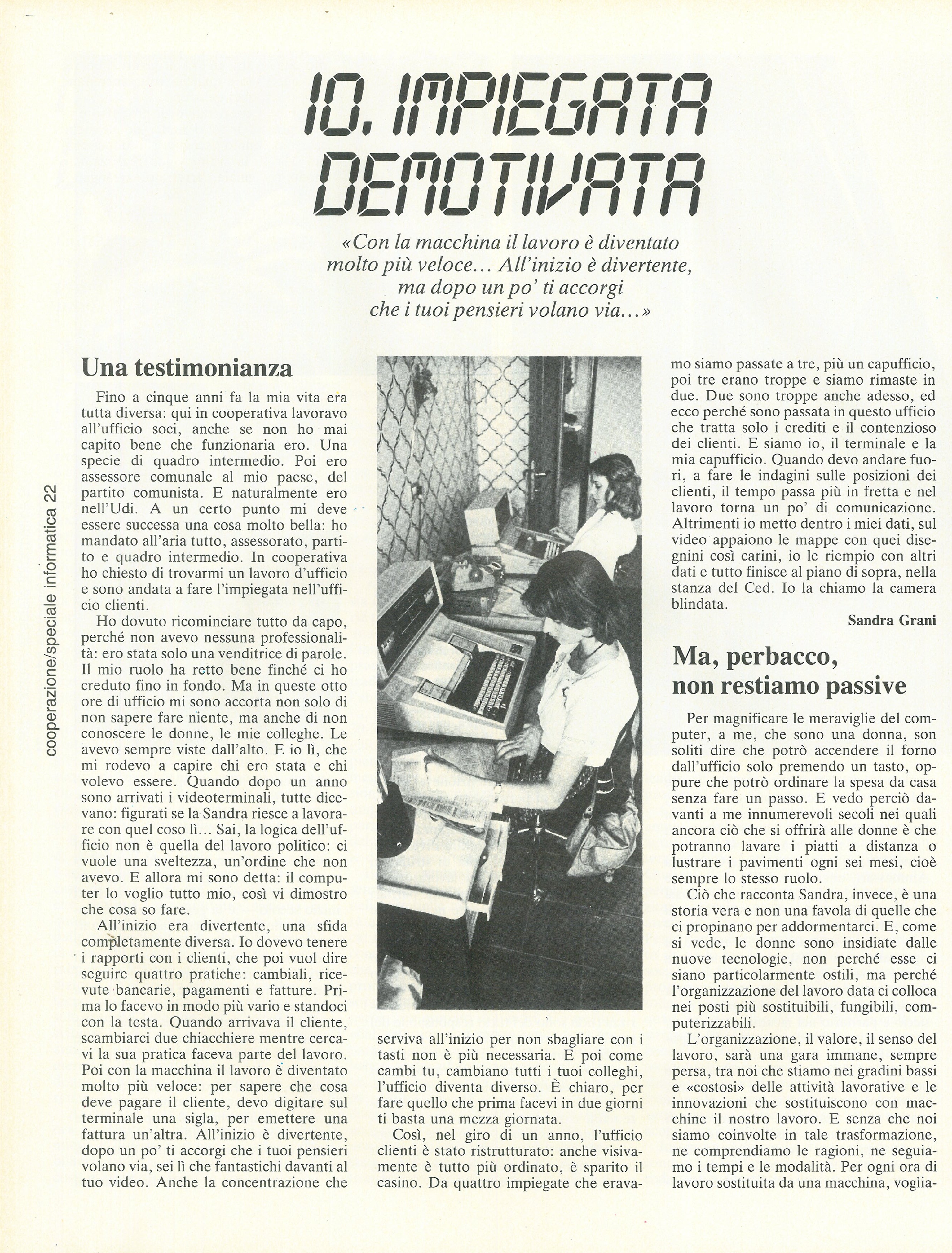 Foto: (nr 10-11) Le informatiche