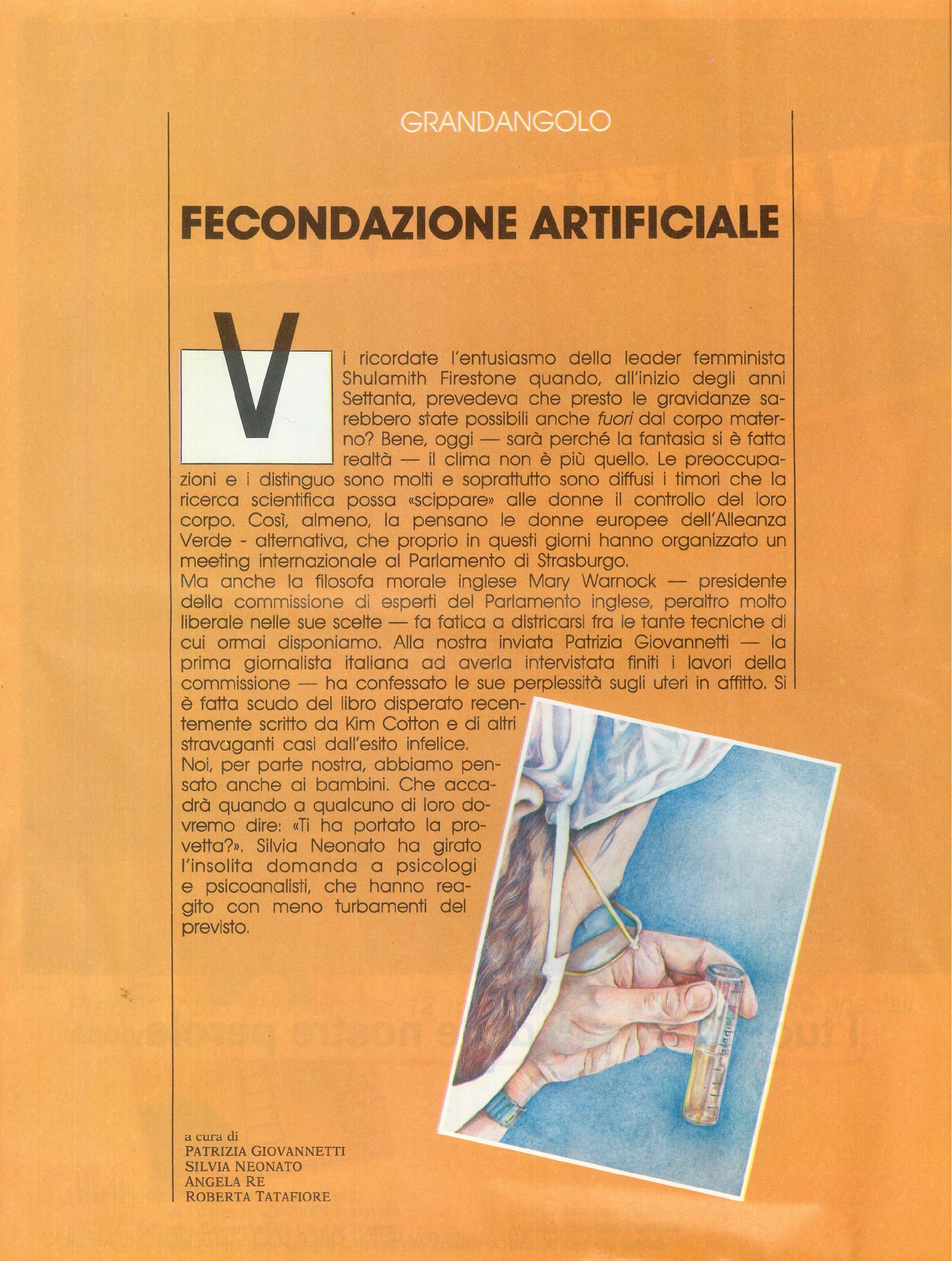 Foto: Fecondazione artificiale