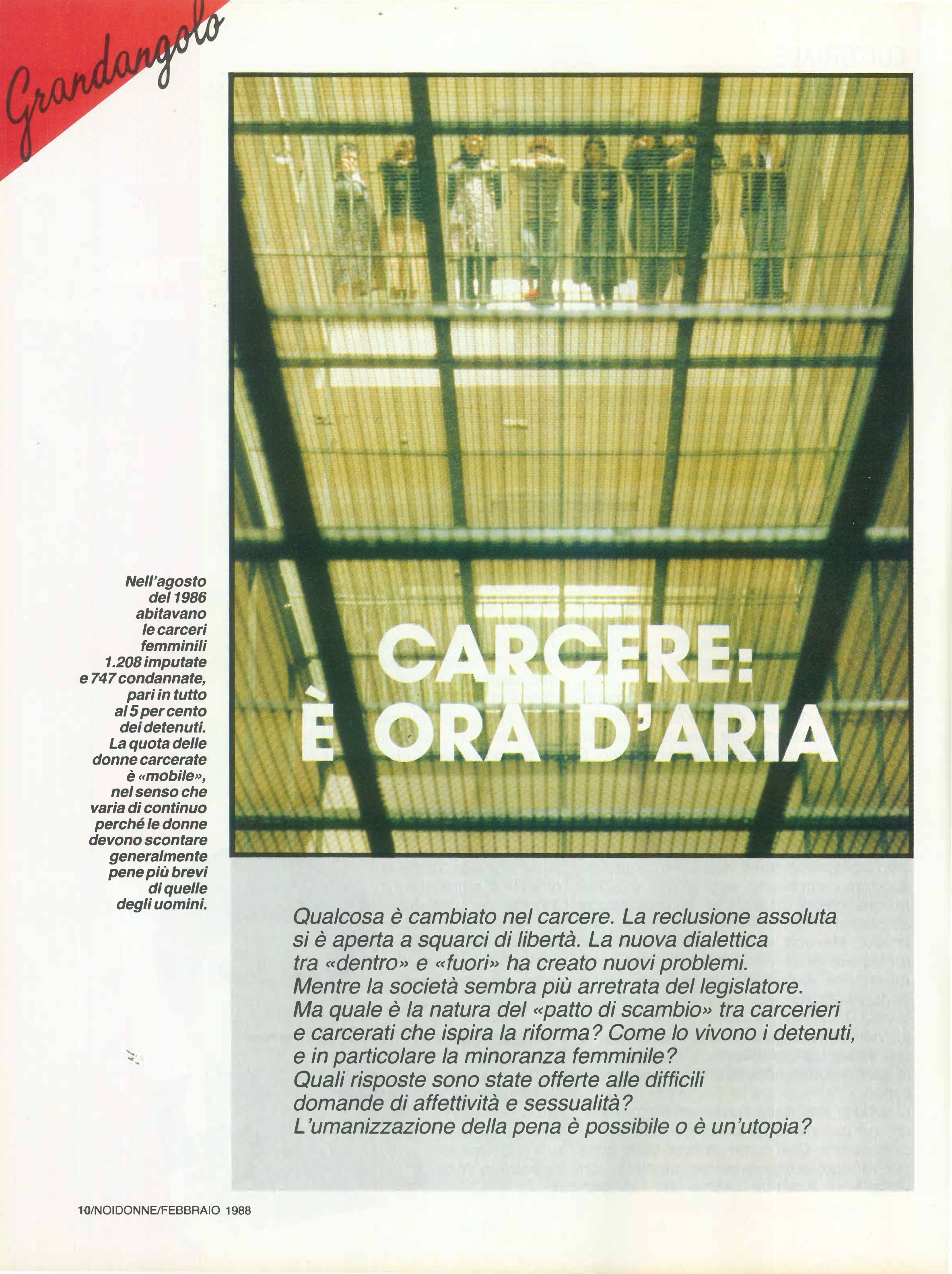 Foto: Carcere è ora d'aria