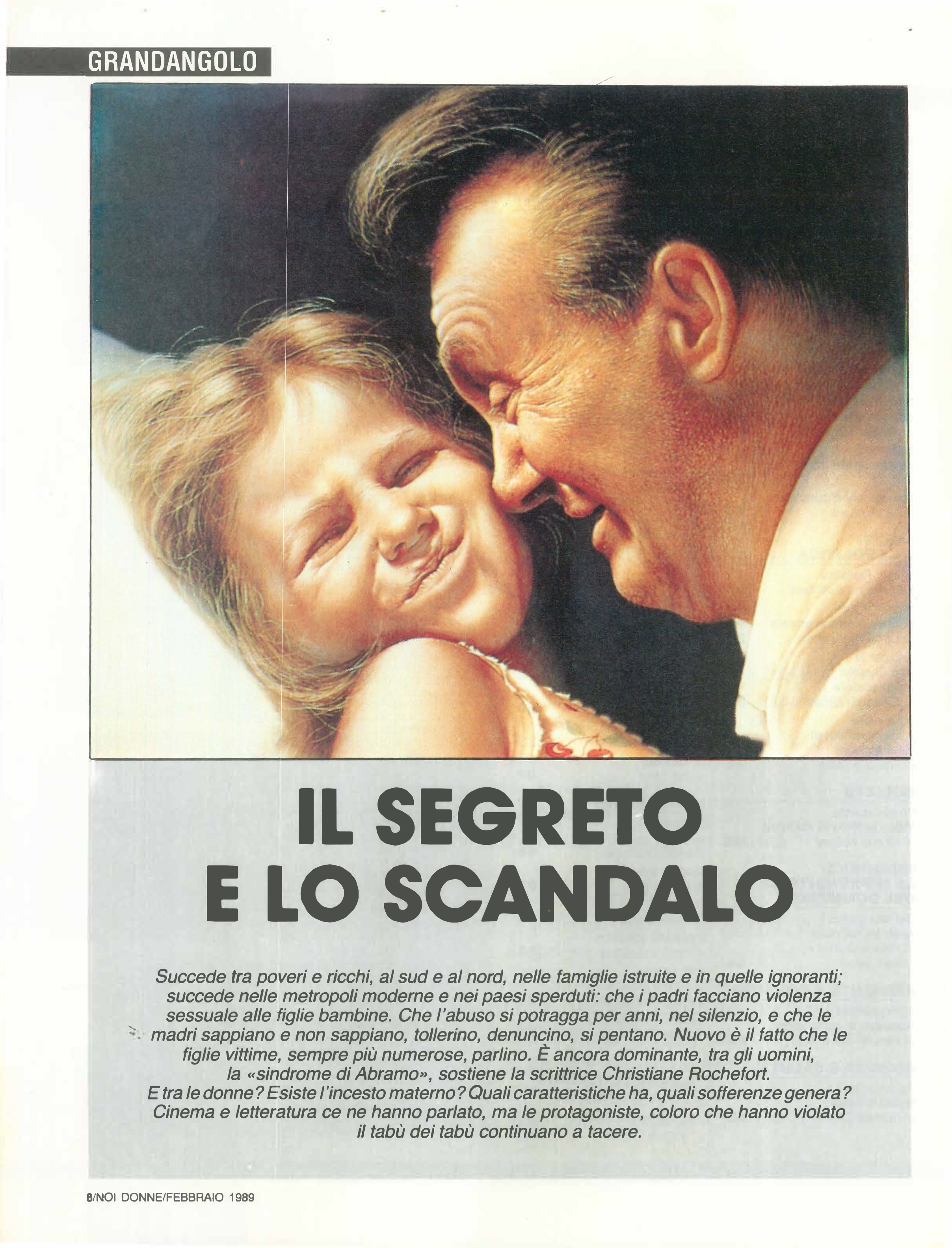 Foto: Incesto. Il segreto e lo scandalo