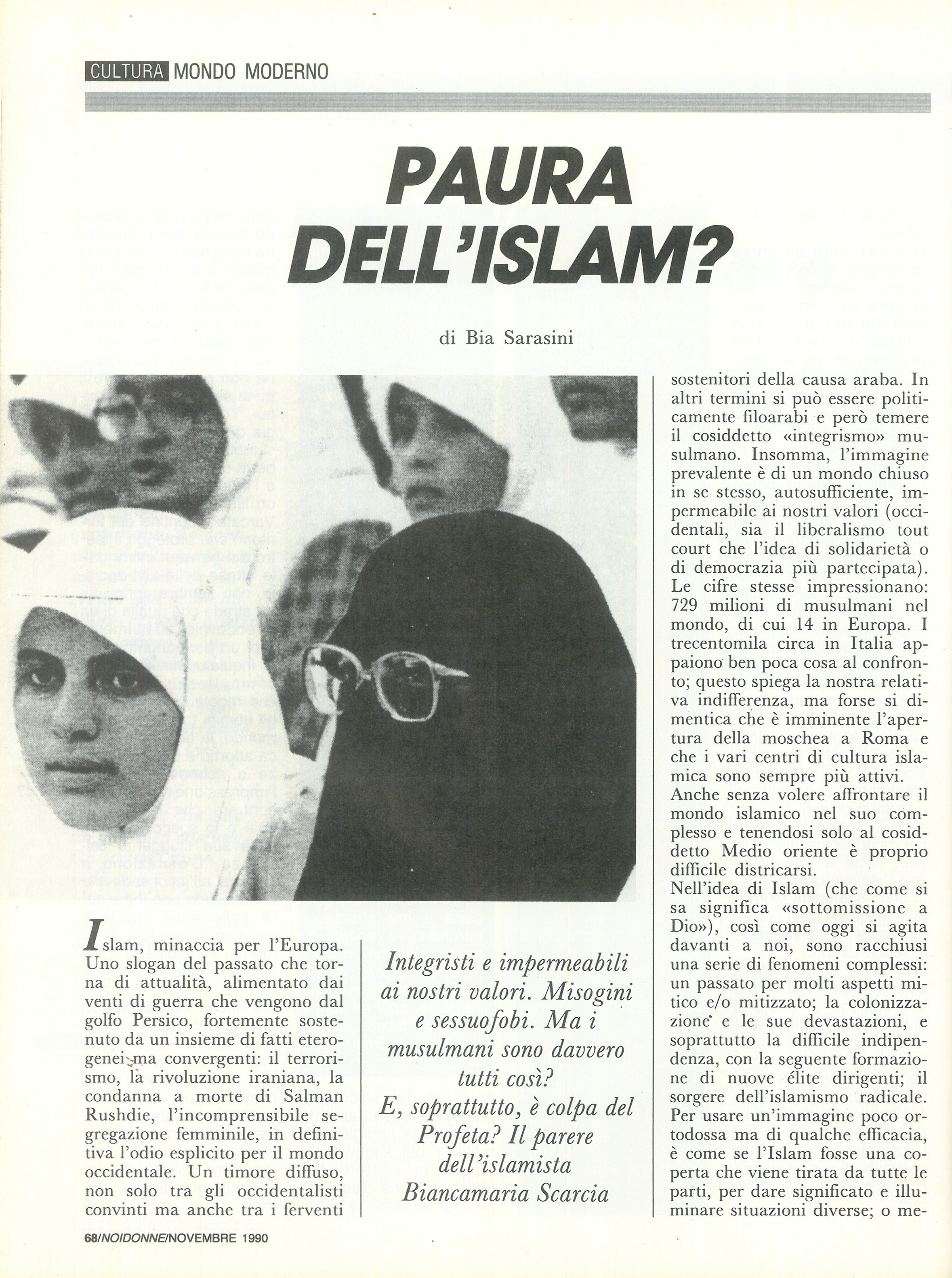 Foto: Paura dell'Islam tra politica e cultura