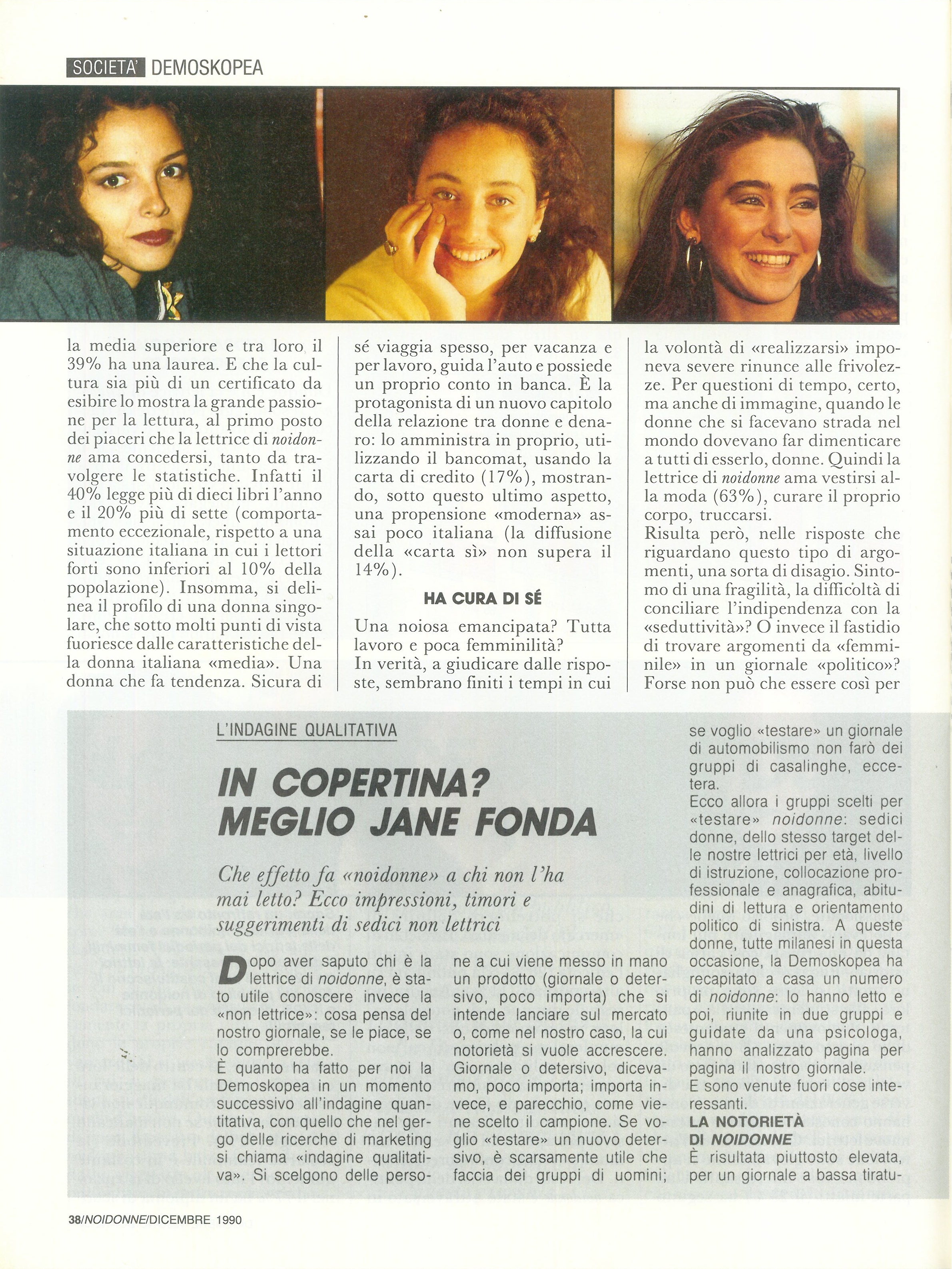 Foto: Chi è la lettrice di Noidonne?