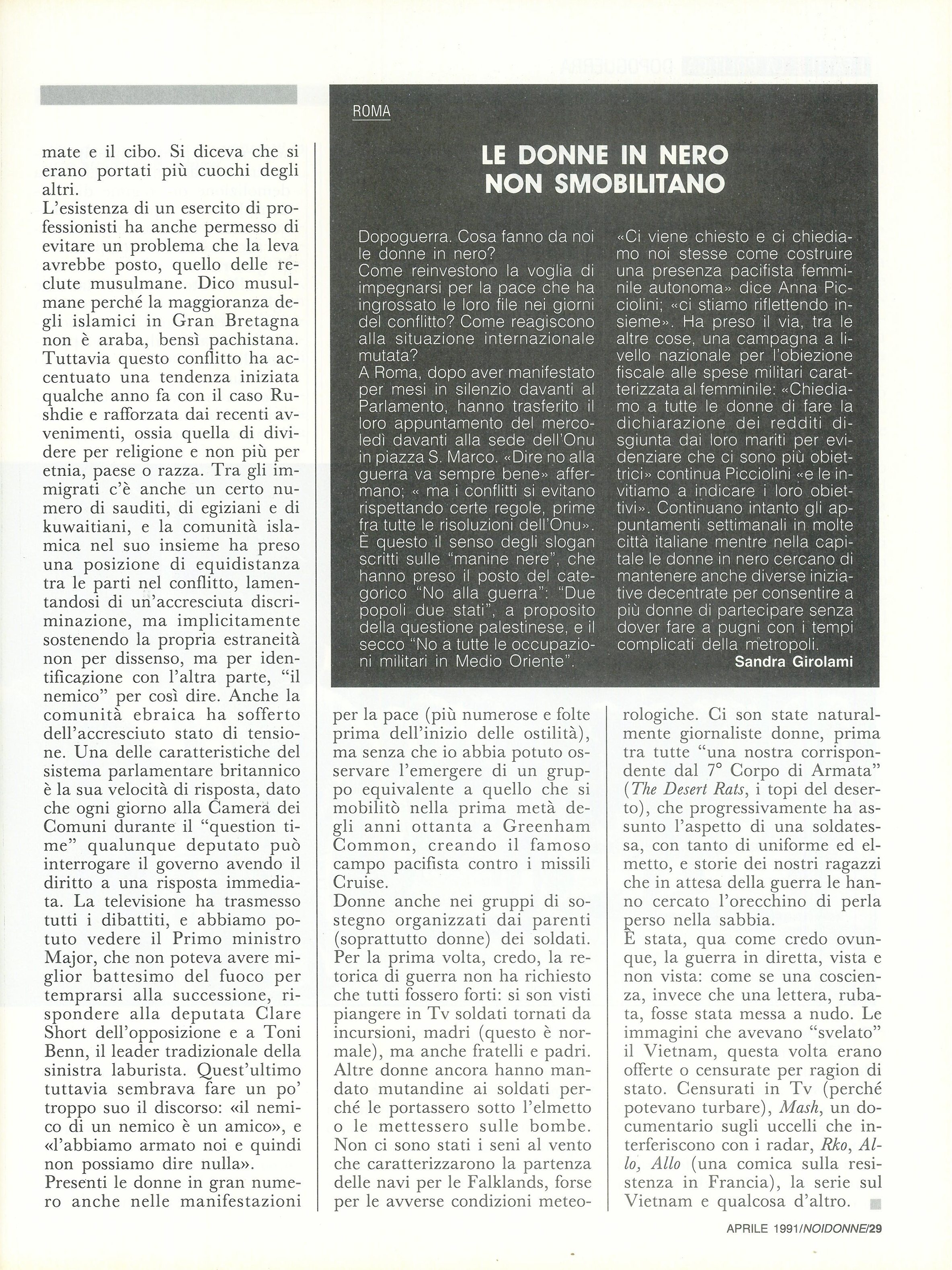 Foto: Dopo la tempesta la pace?