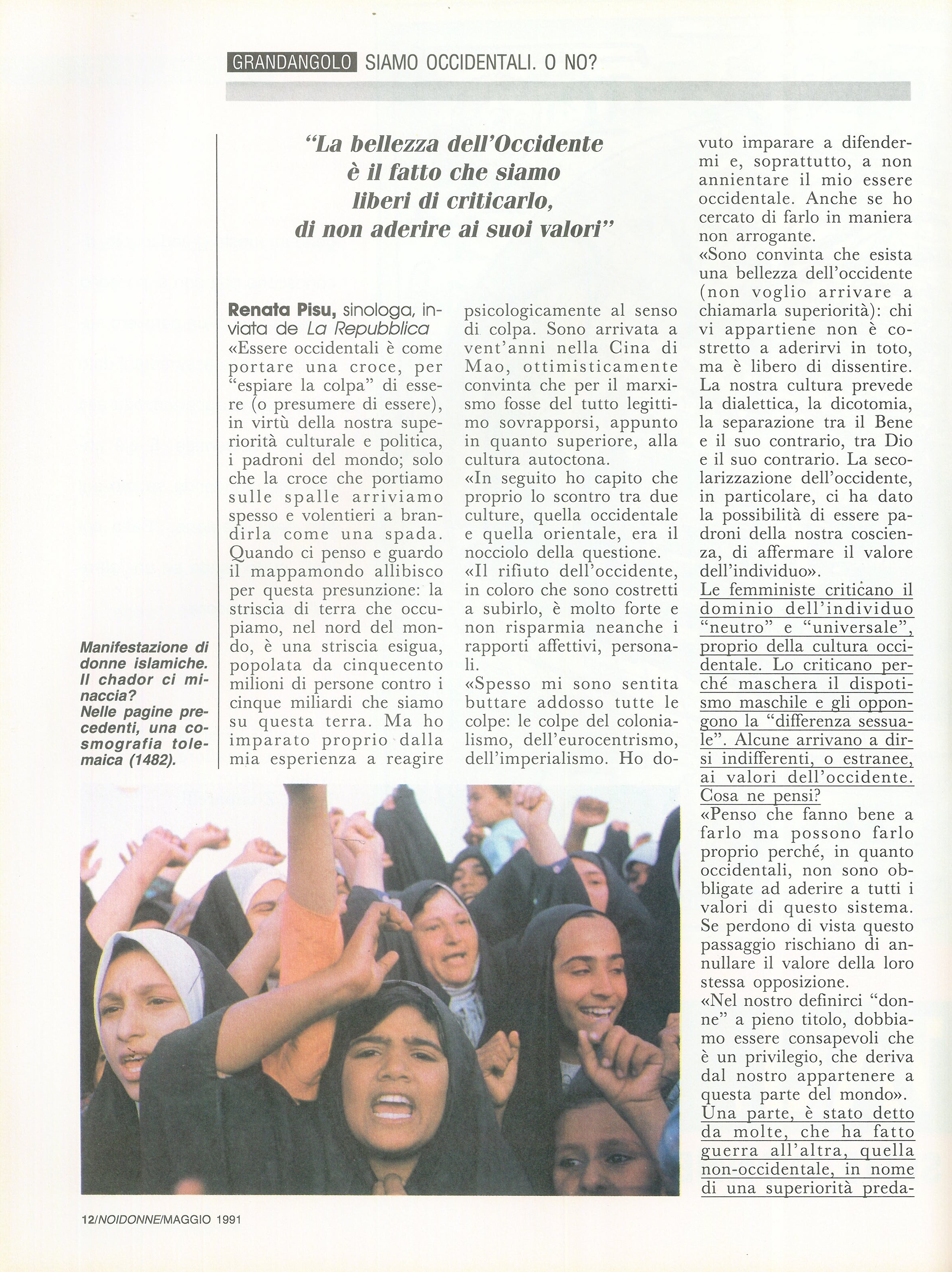 Foto: Siamo occidentali o no?