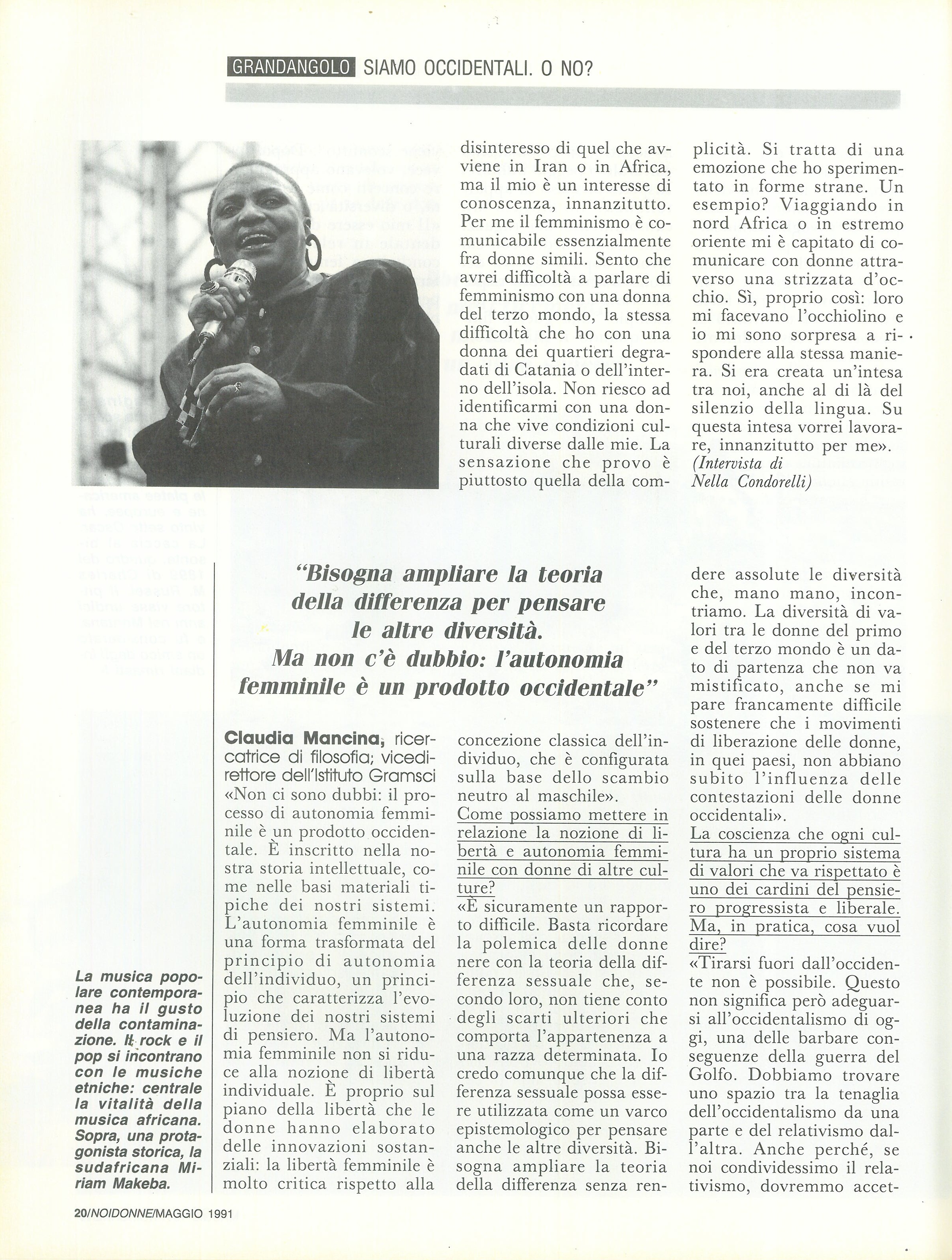 Foto: Siamo occidentali o no?