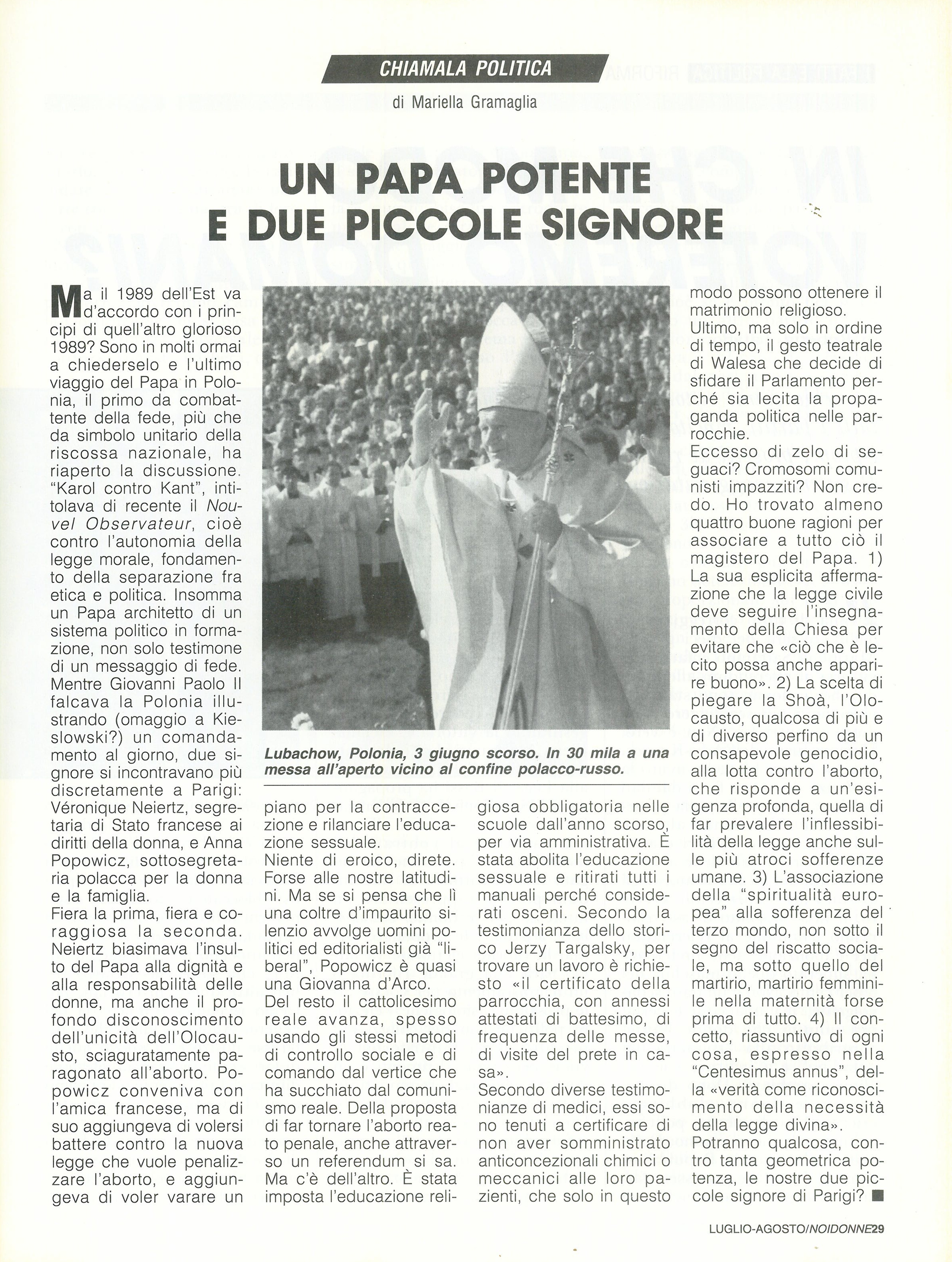 Foto: (nr 7-8) L'ascesa di madame Cresson