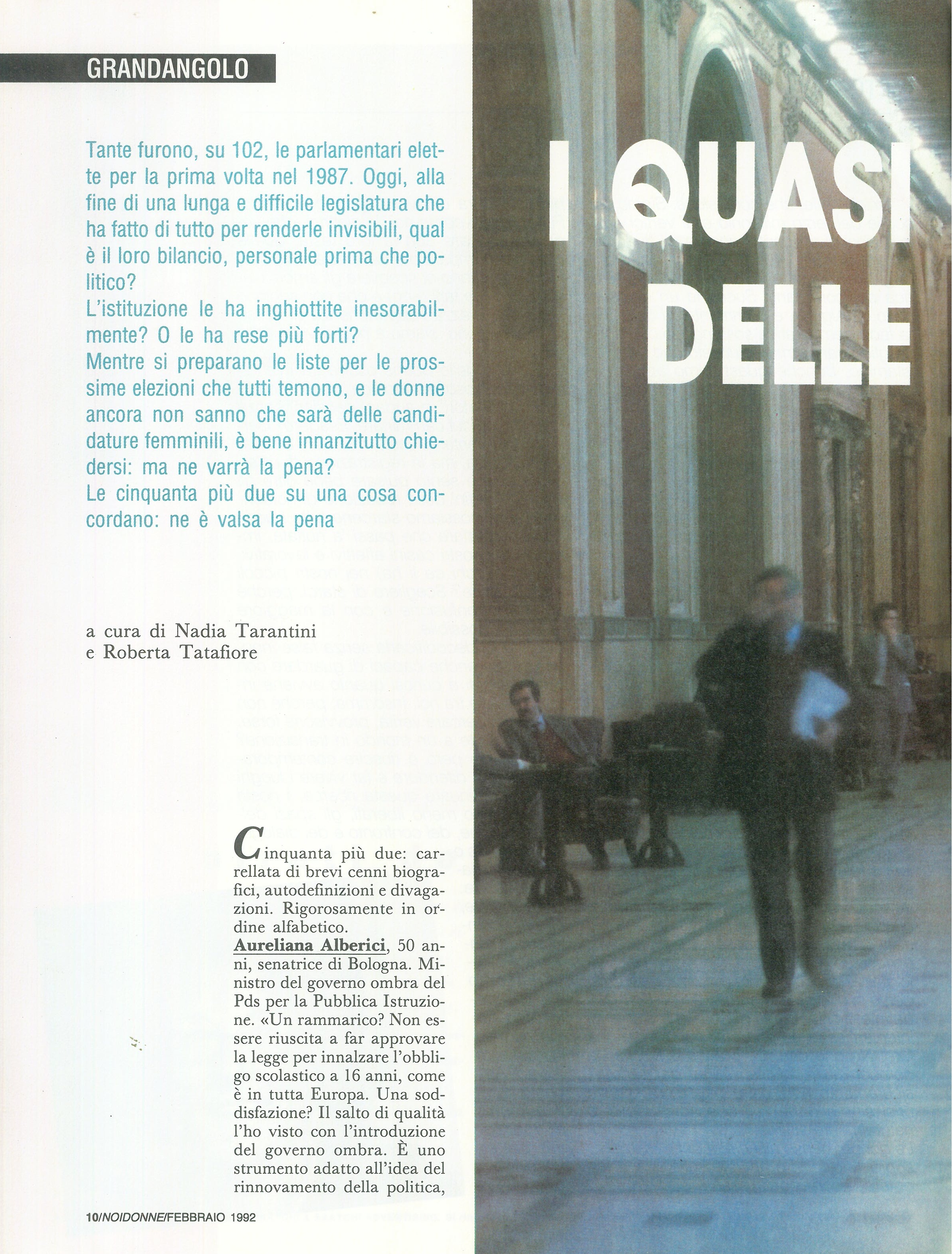 Foto: Cinque anni in Parlamento