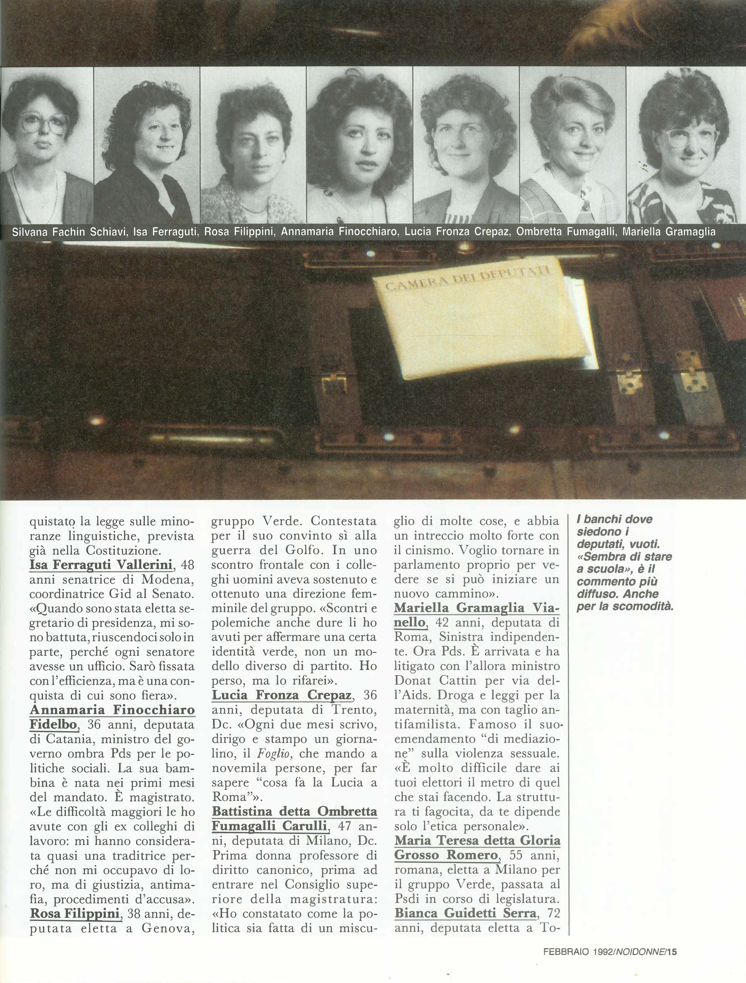 Foto: Cinque anni in Parlamento