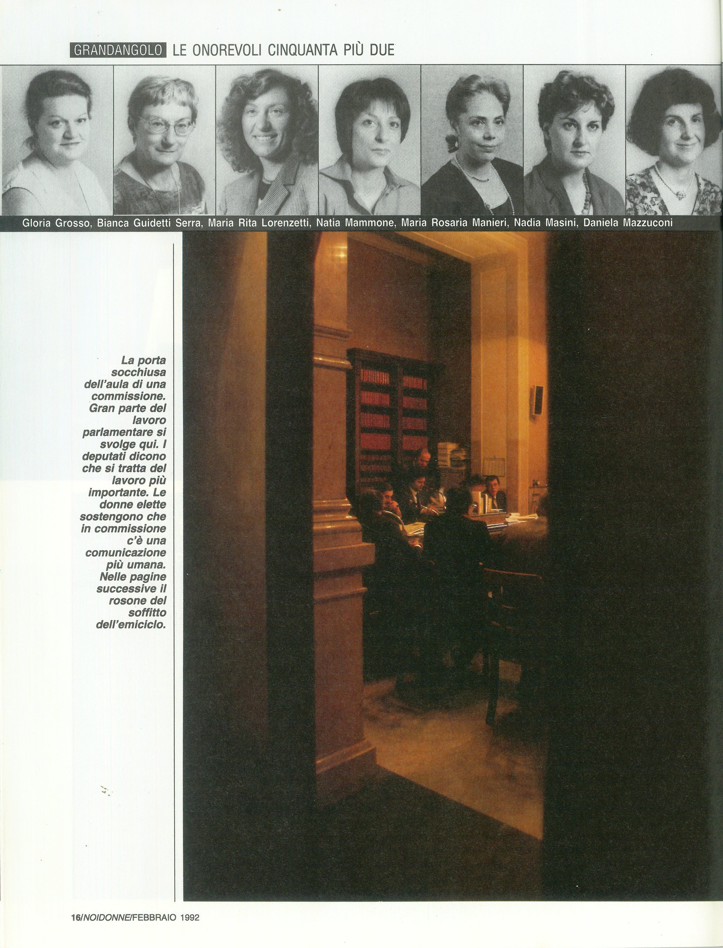 Foto: Cinque anni in Parlamento