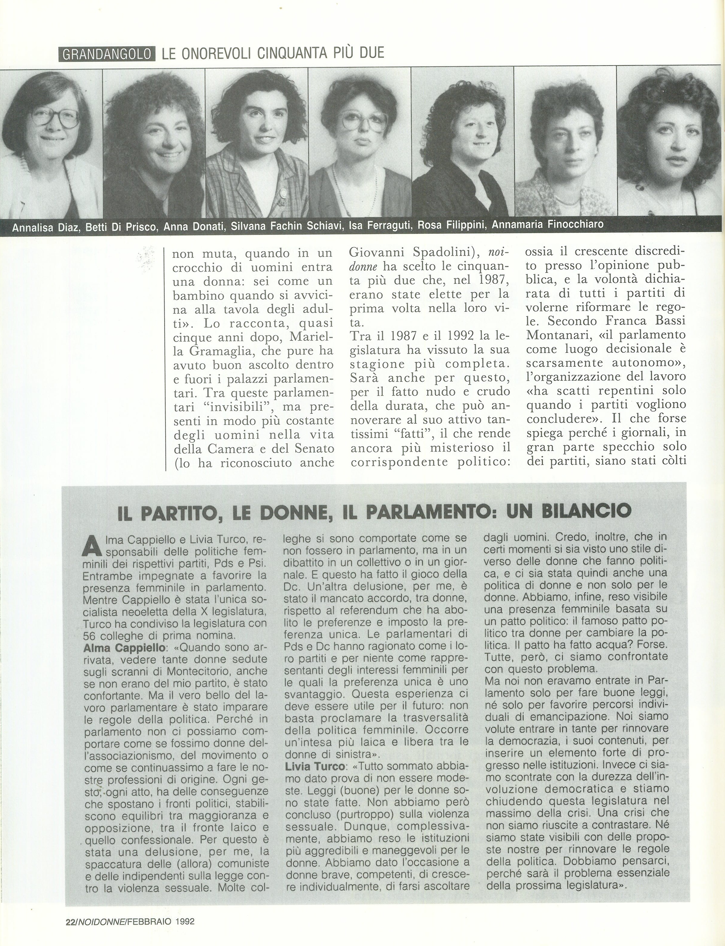 Foto: Cinque anni in Parlamento