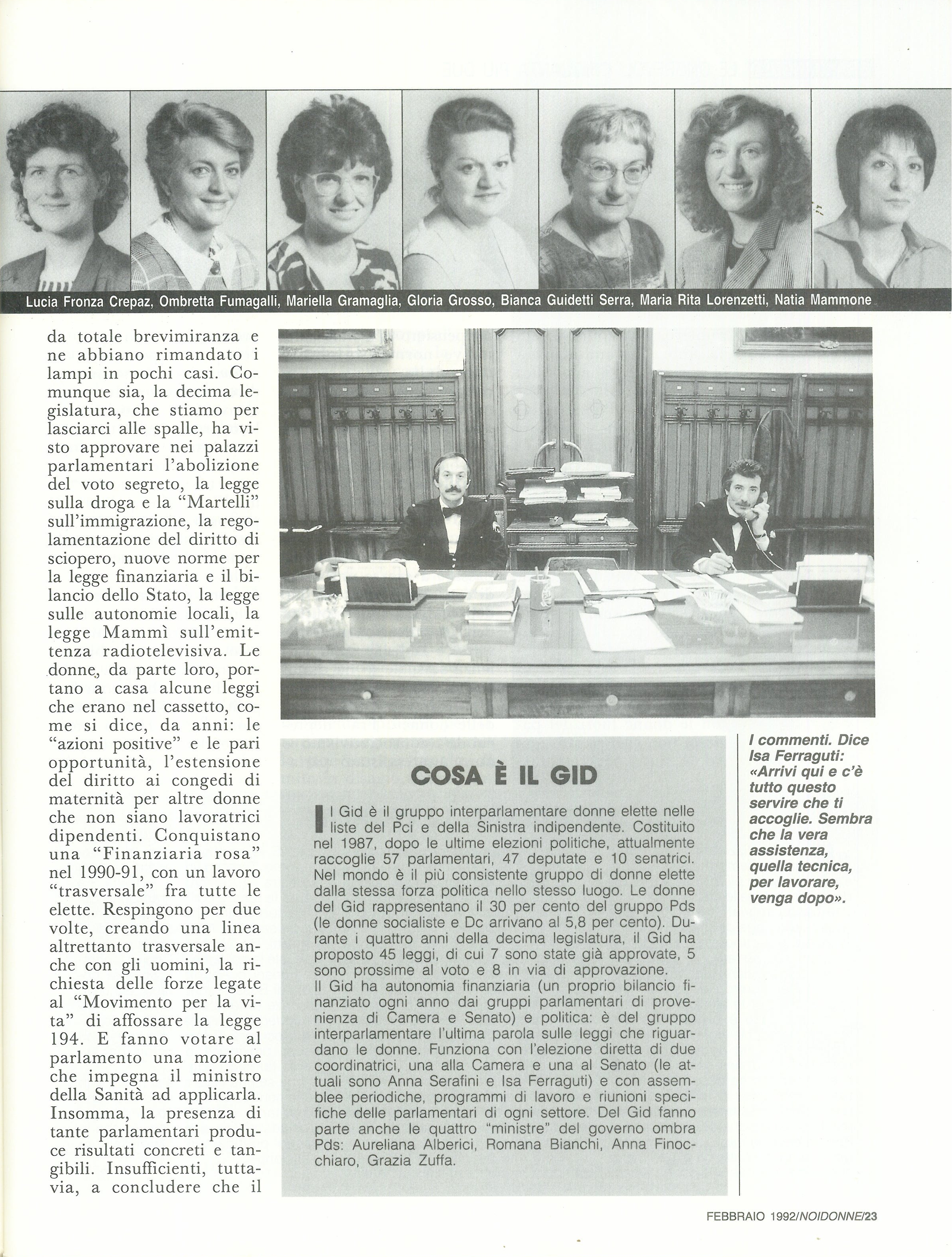 Foto: Cinque anni in Parlamento