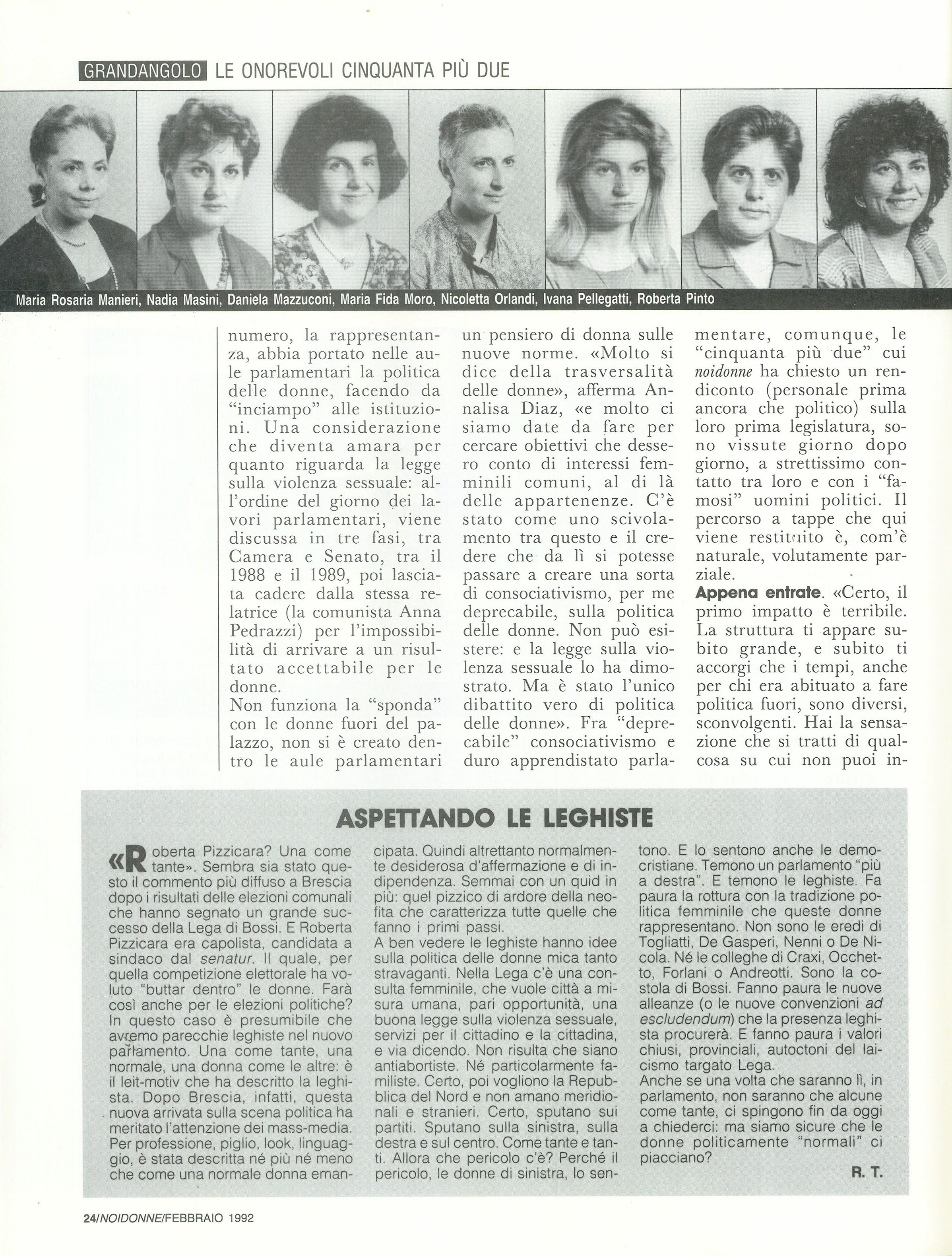 Foto: Cinque anni in Parlamento