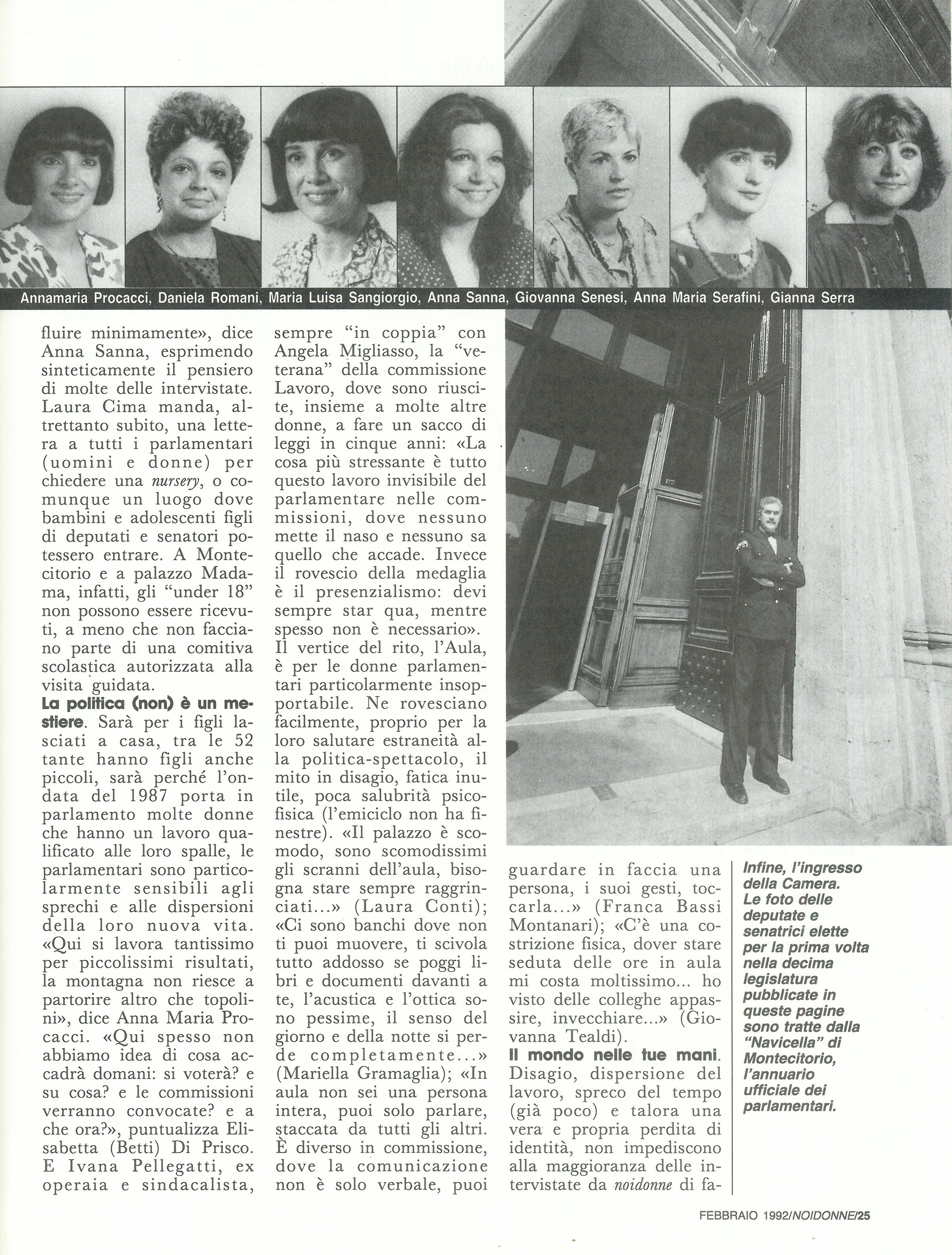 Foto: Cinque anni in Parlamento