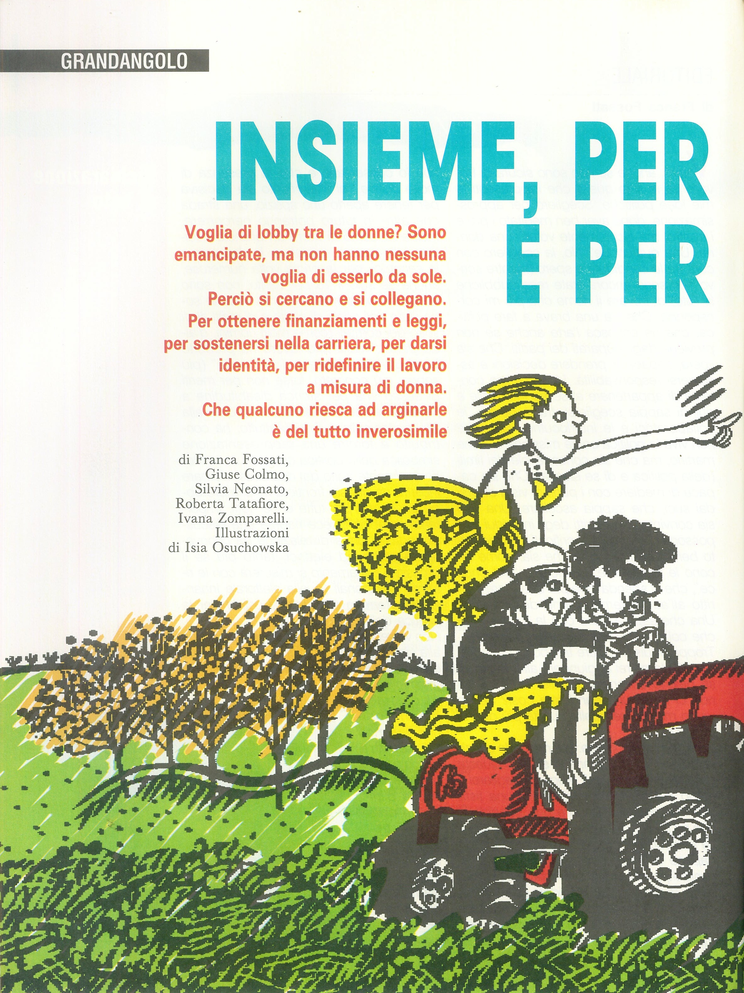 Foto: Insieme. Per lavoro e per passione