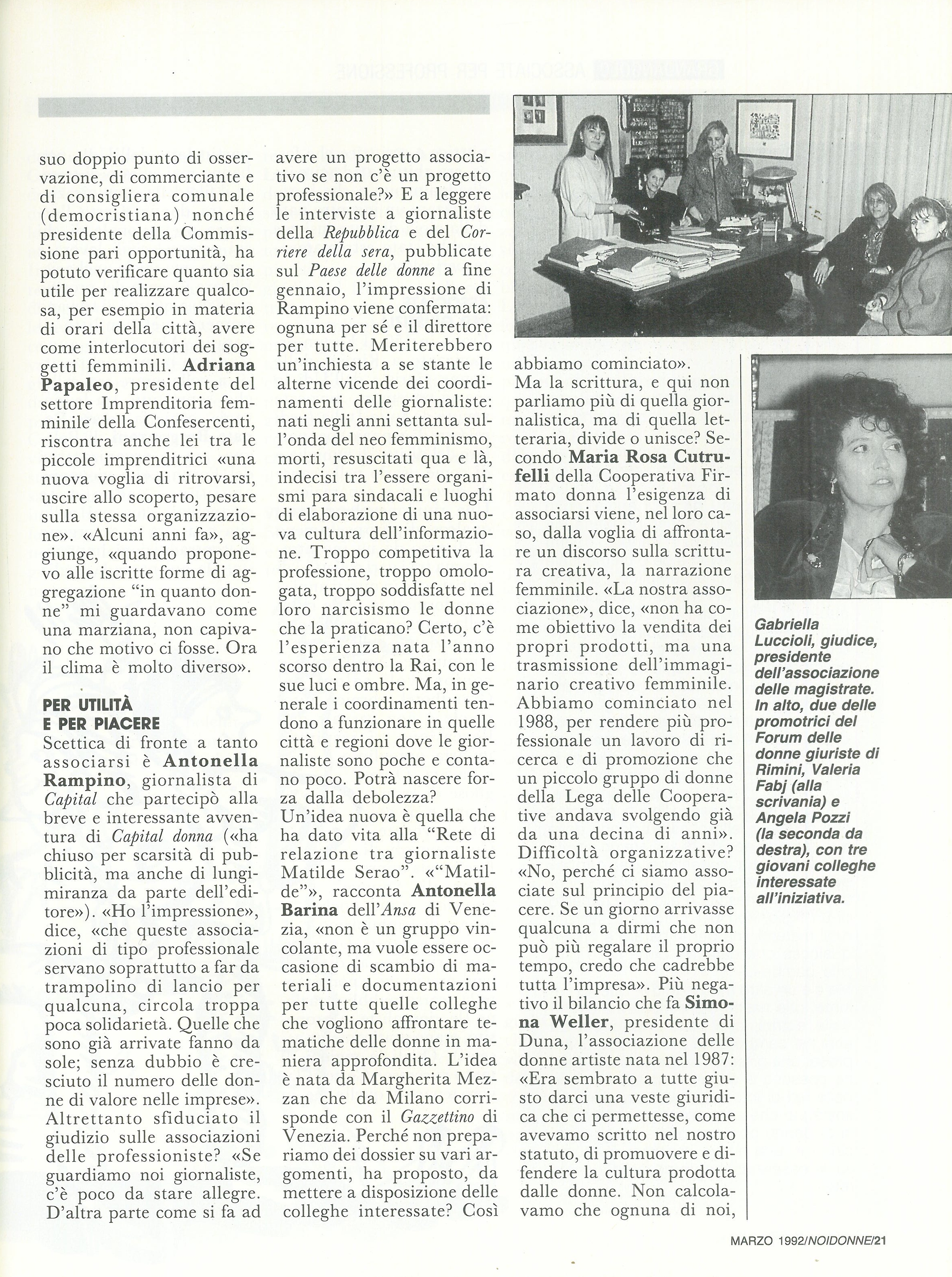 Foto: Insieme. Per lavoro e per passione