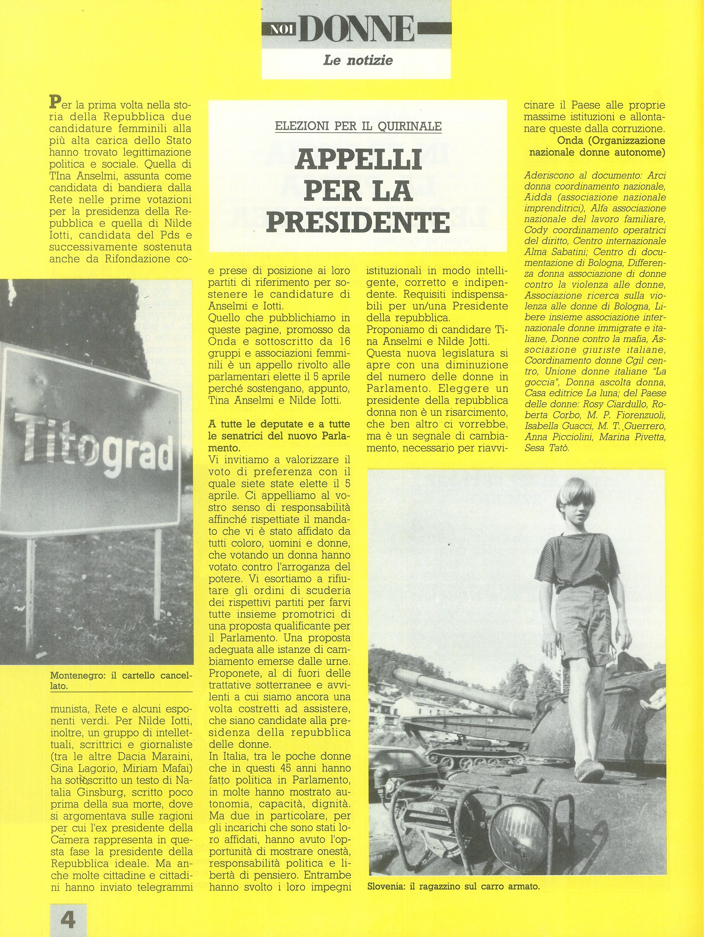 Foto: Filosofe e politiche