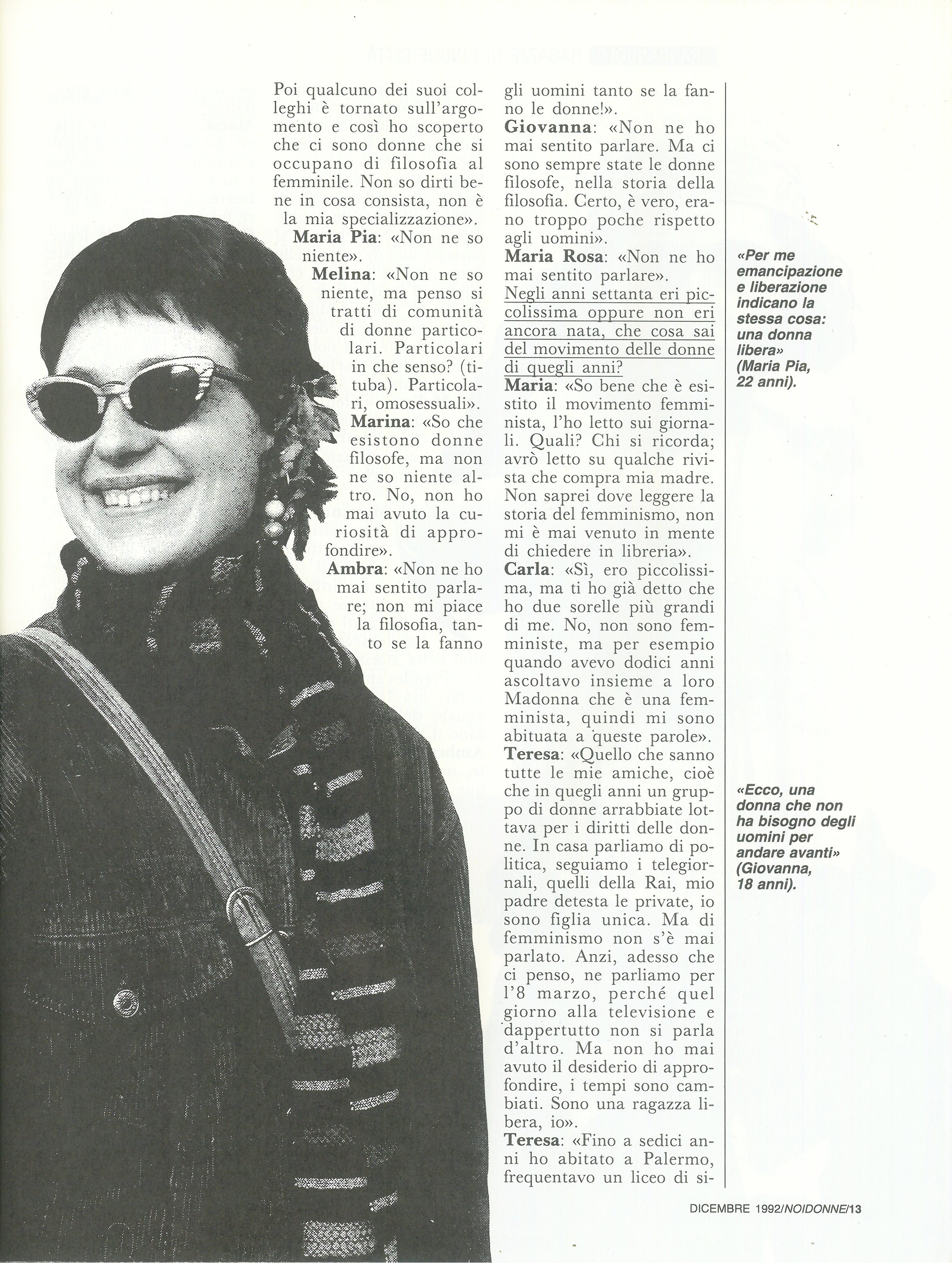 Foto: Il femminismo non serve più