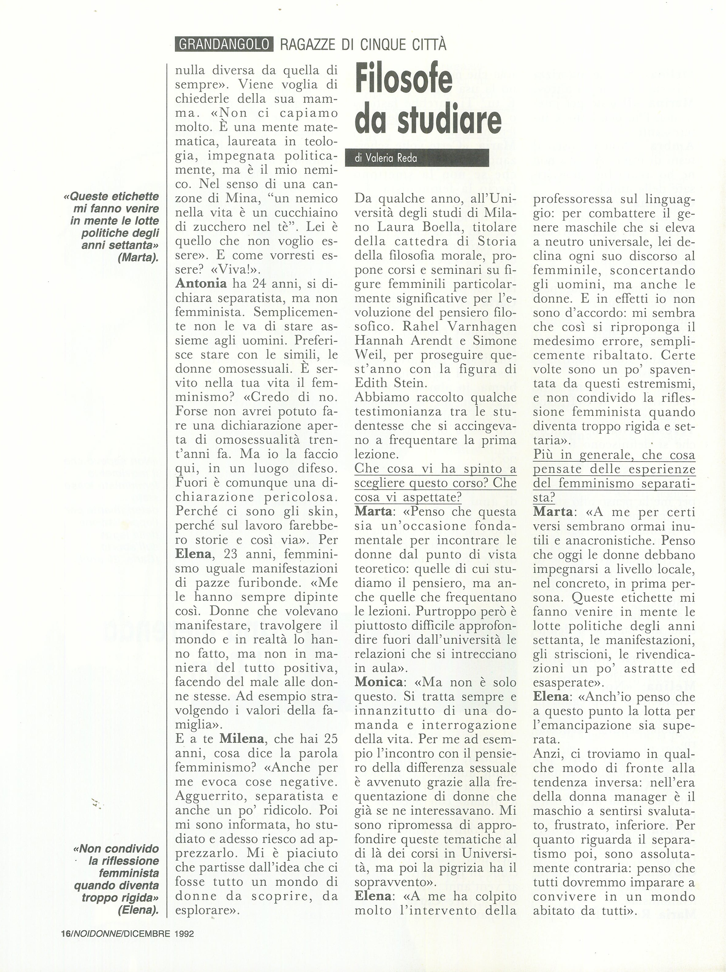 Foto: Il femminismo non serve più