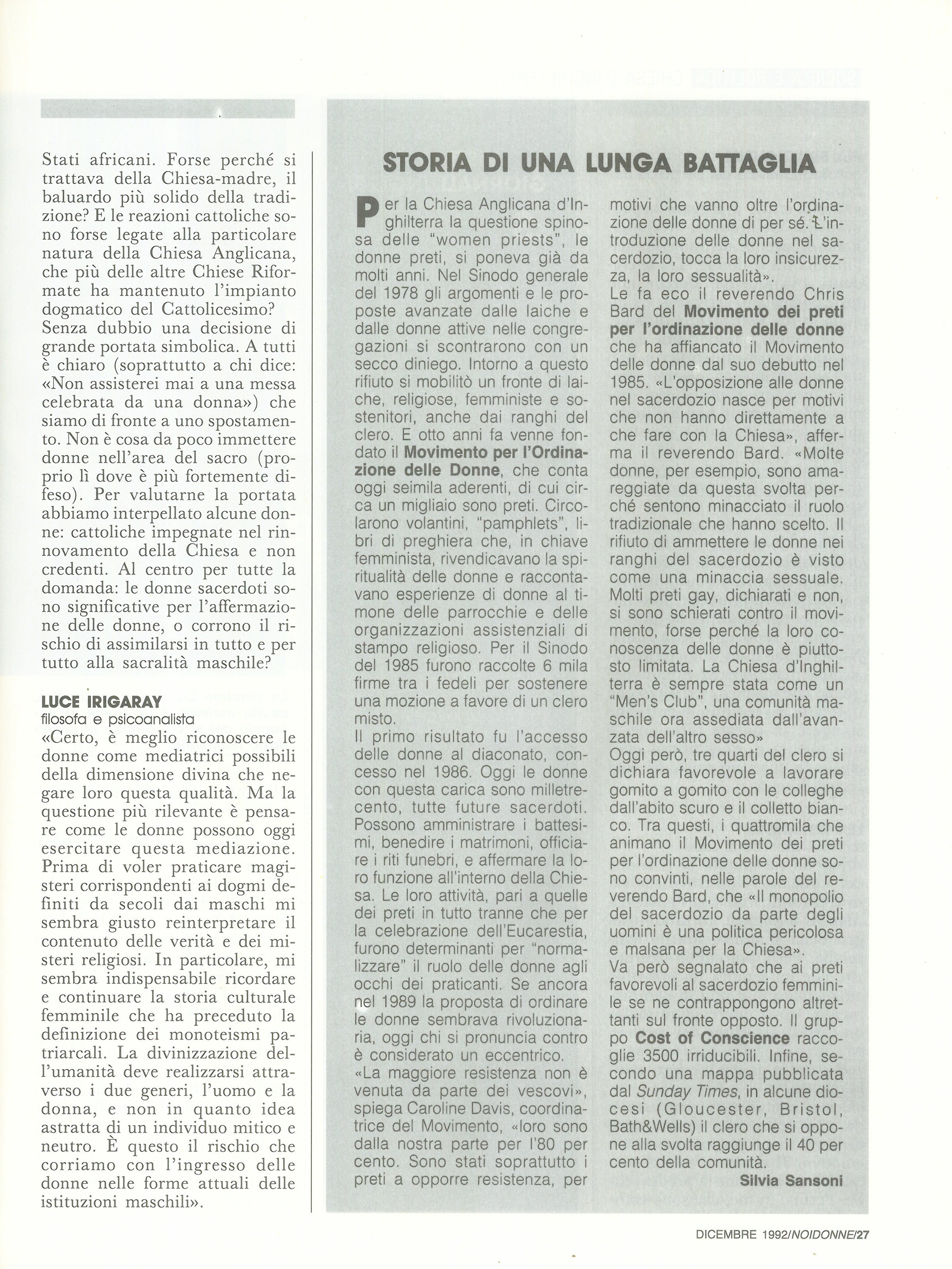Foto: Il femminismo non serve più
