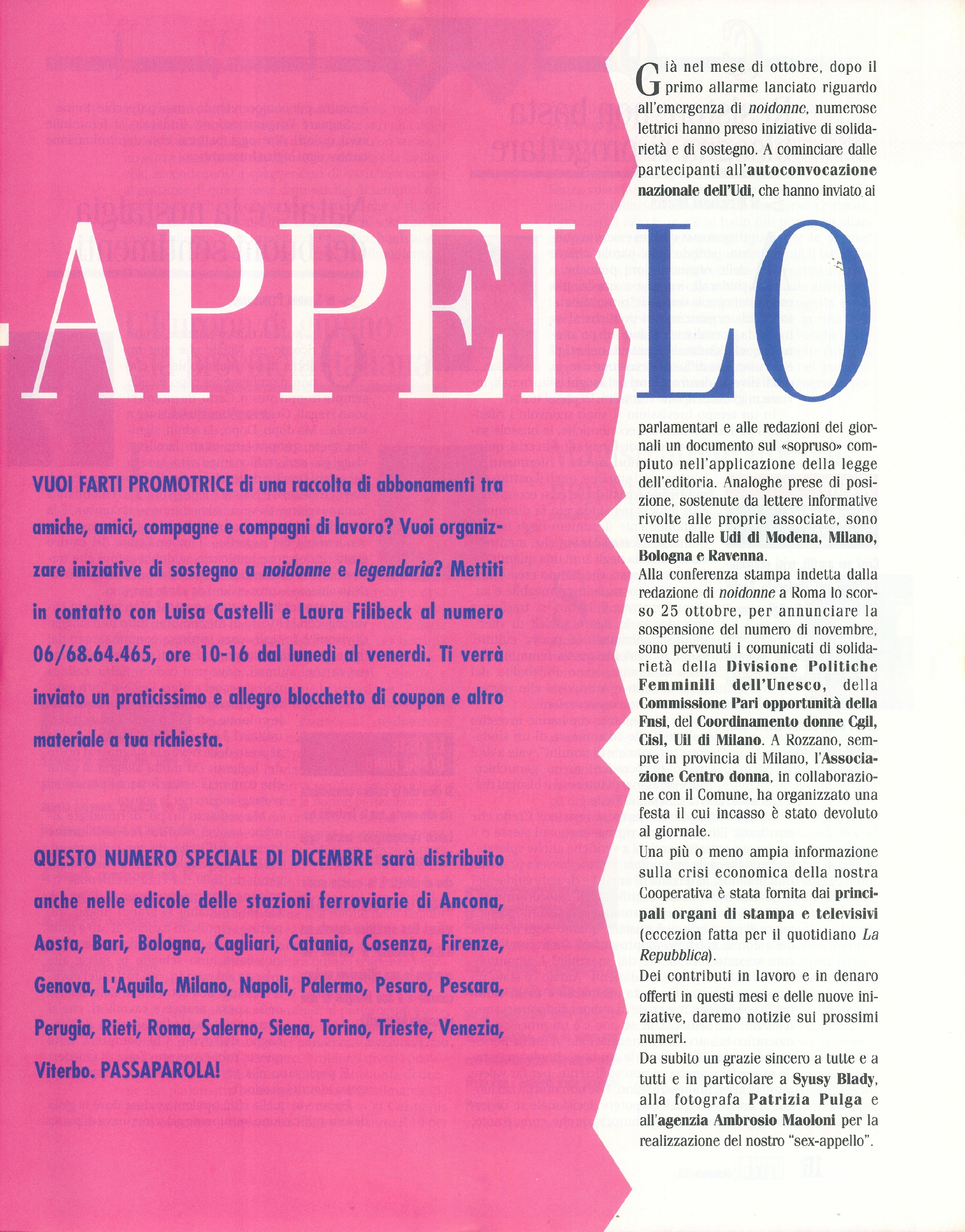 Foto: (nr 11-12) Sex Appello