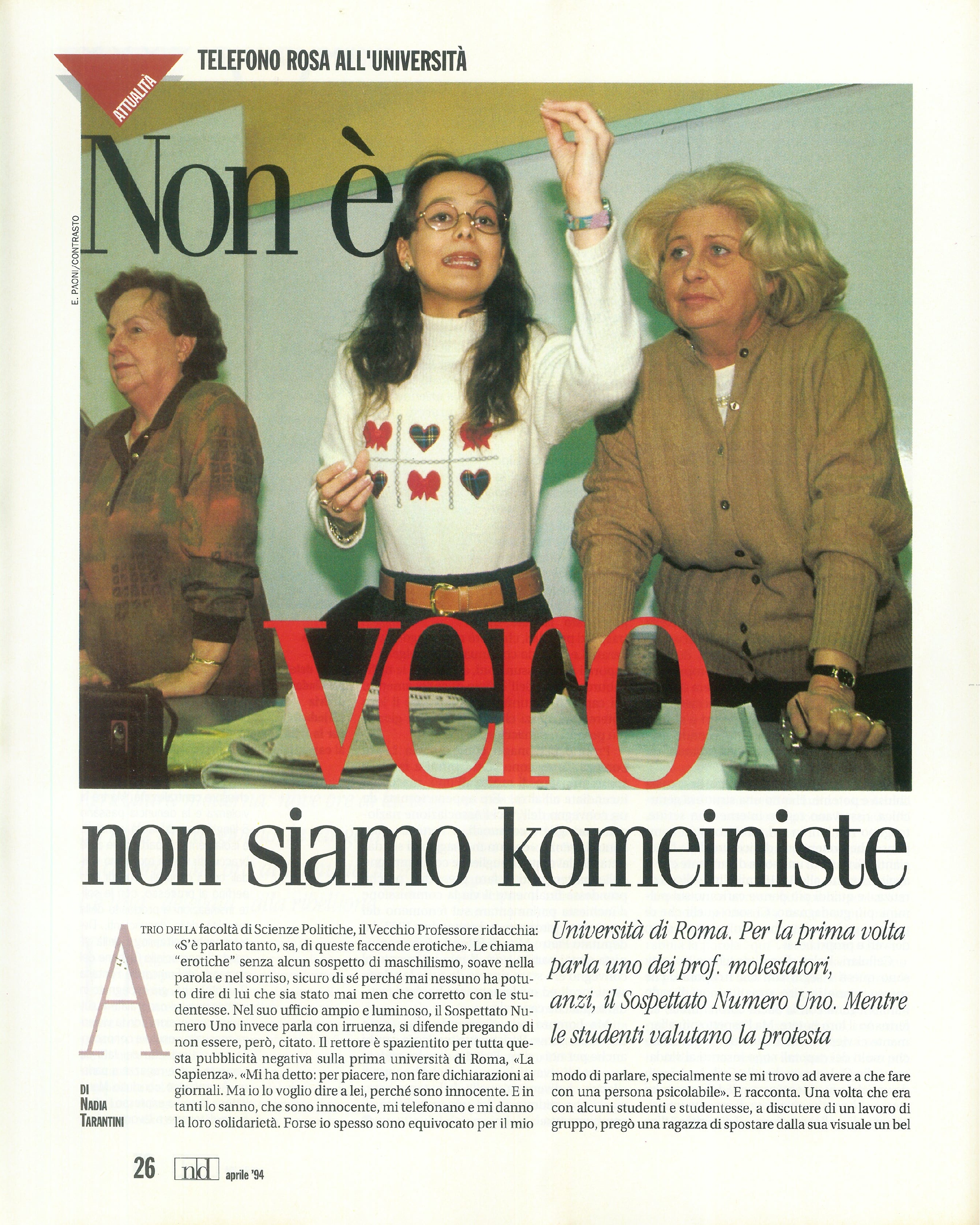 Foto: Signore fate il vostro gioco