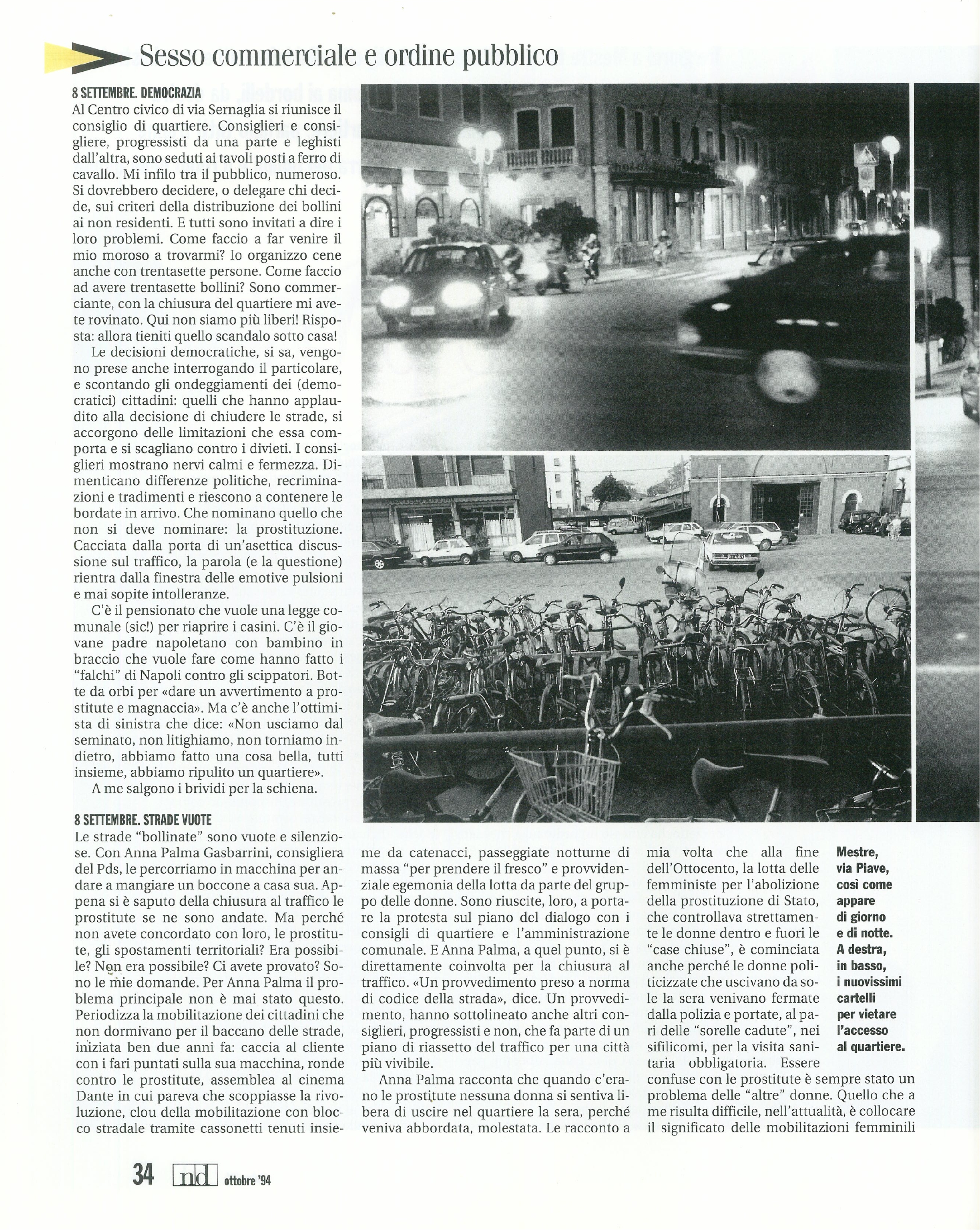 Foto: La cacciata delle prostitute