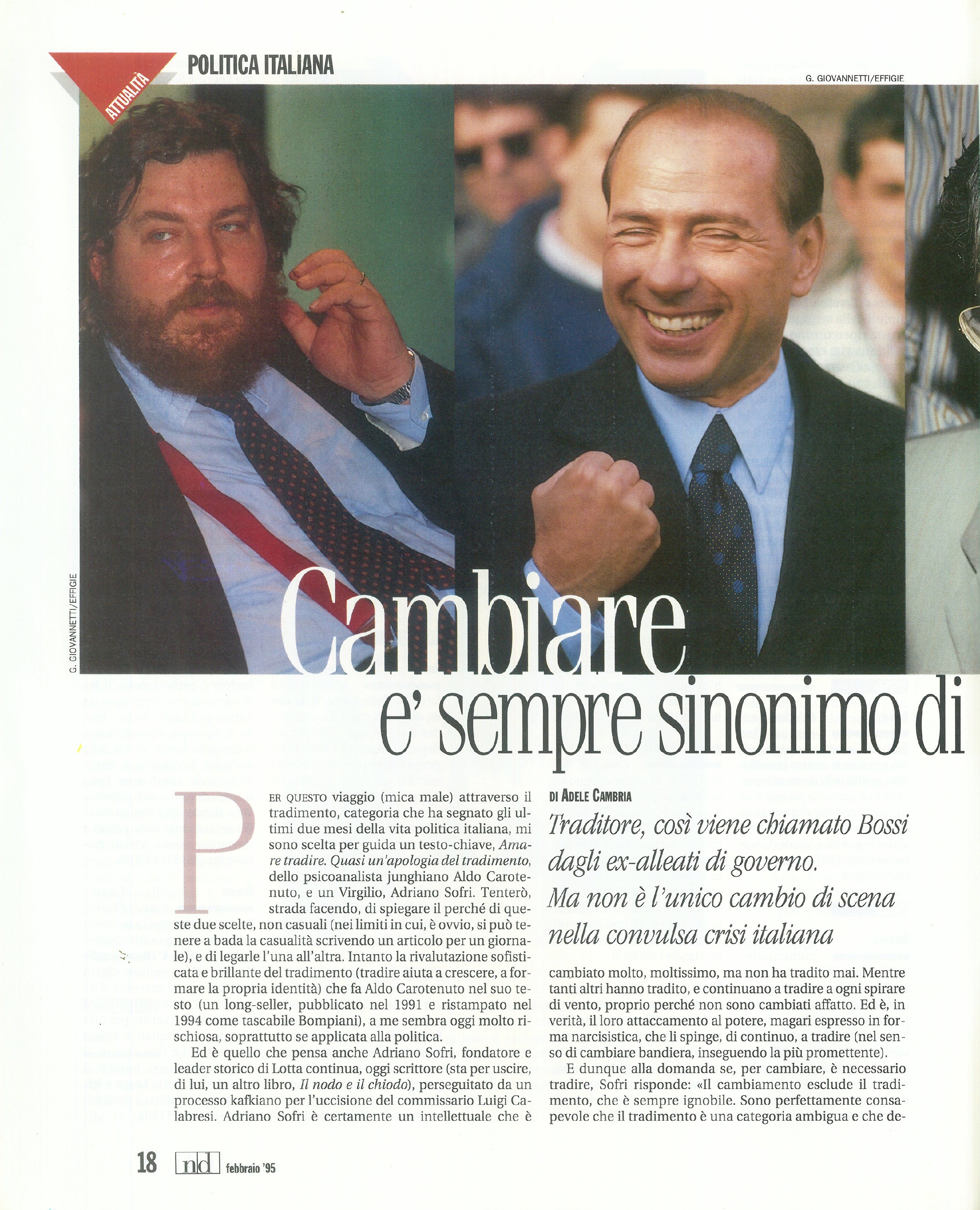 Foto: Traditi e traditori