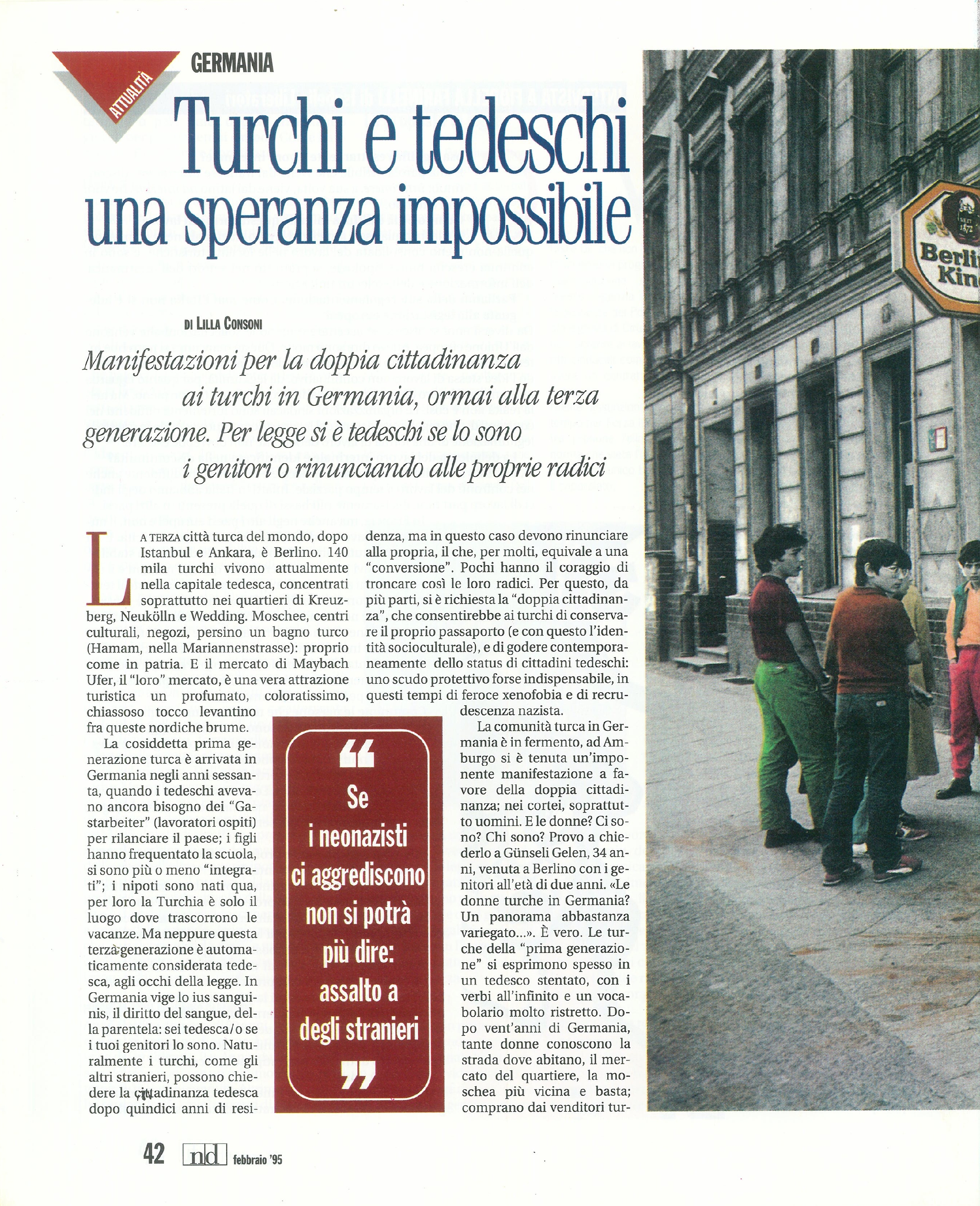 Foto: Traditi e traditori