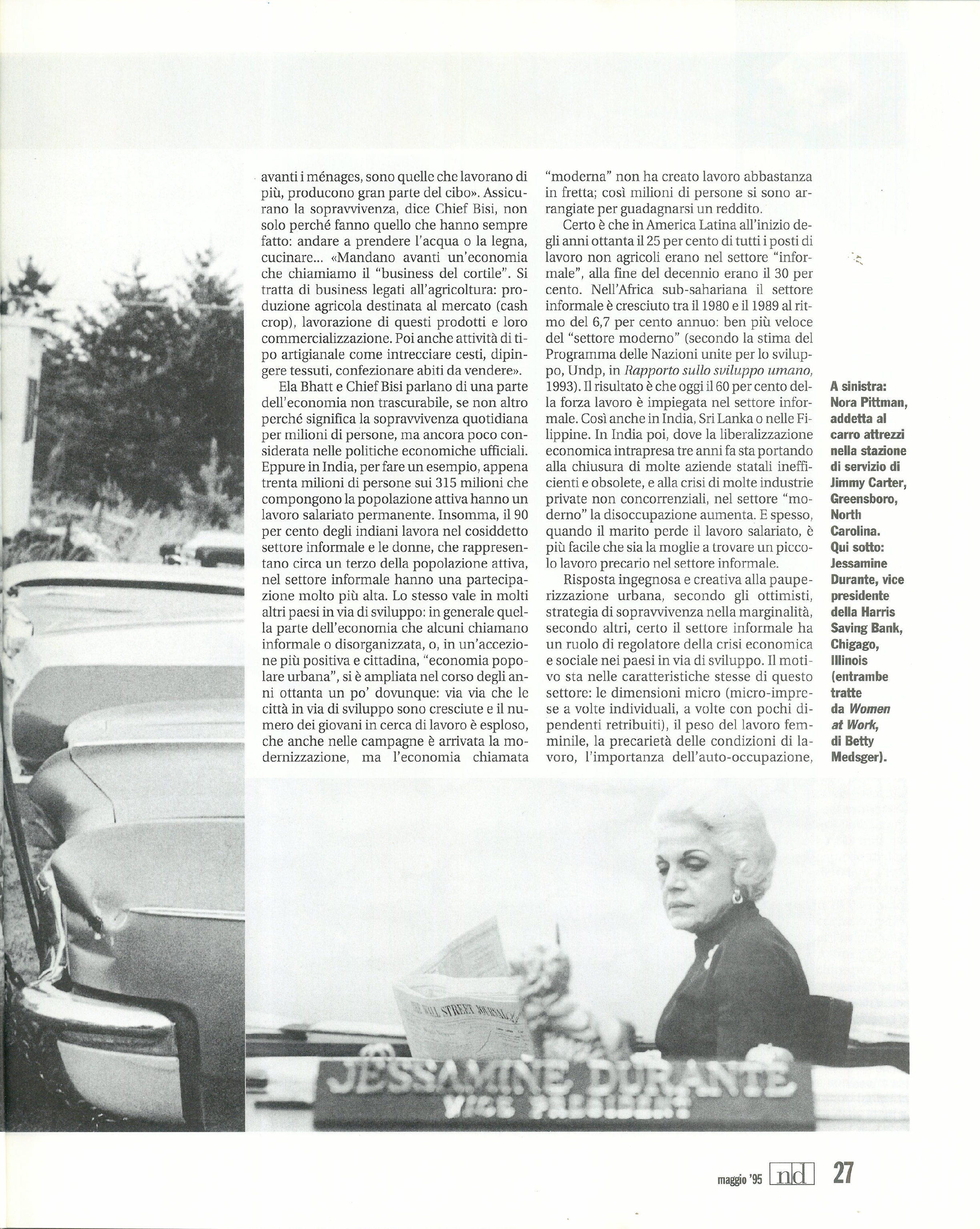 Foto: Lavoro: sostantivo femminile plurale