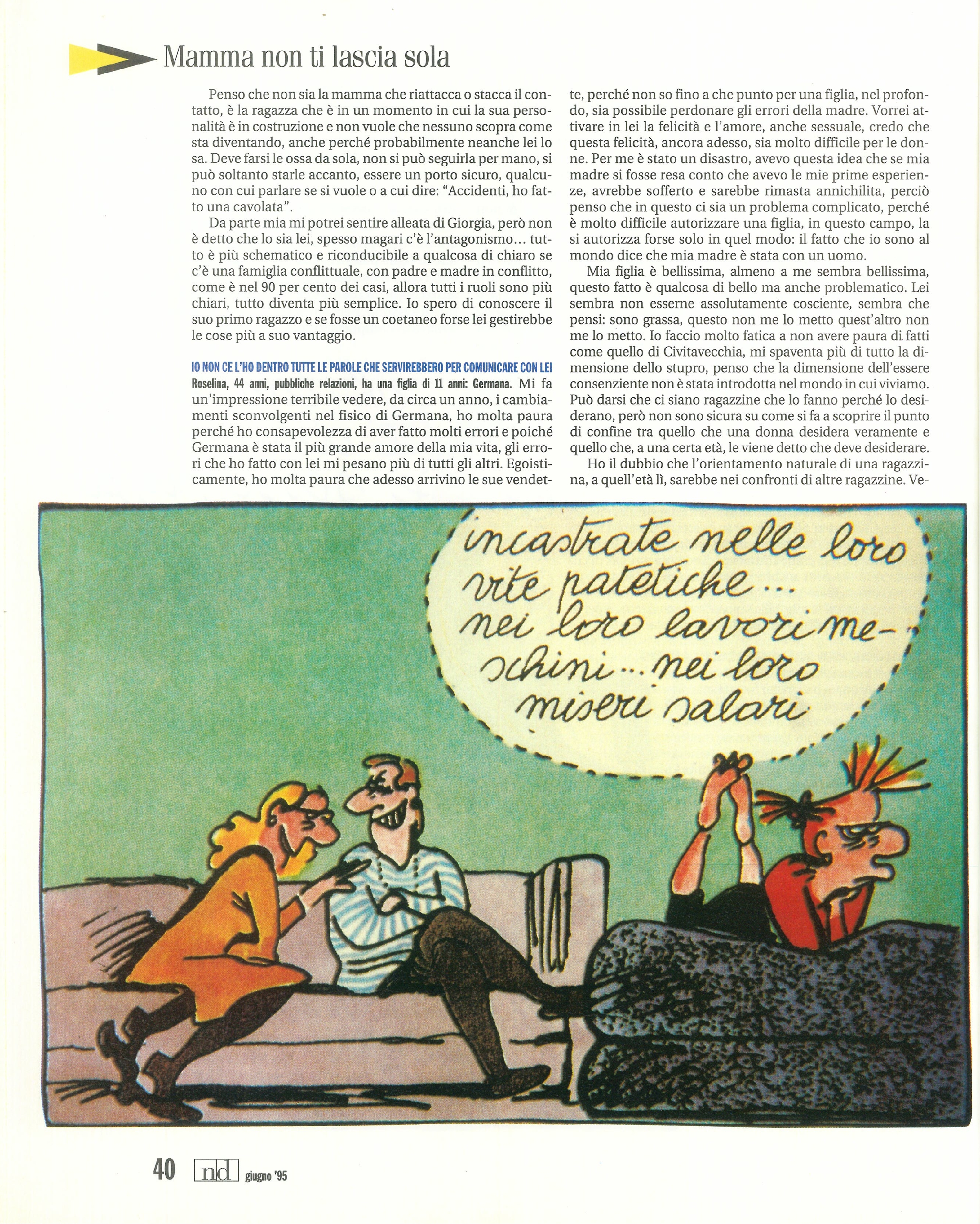 Foto: Non ti lascio sola ...