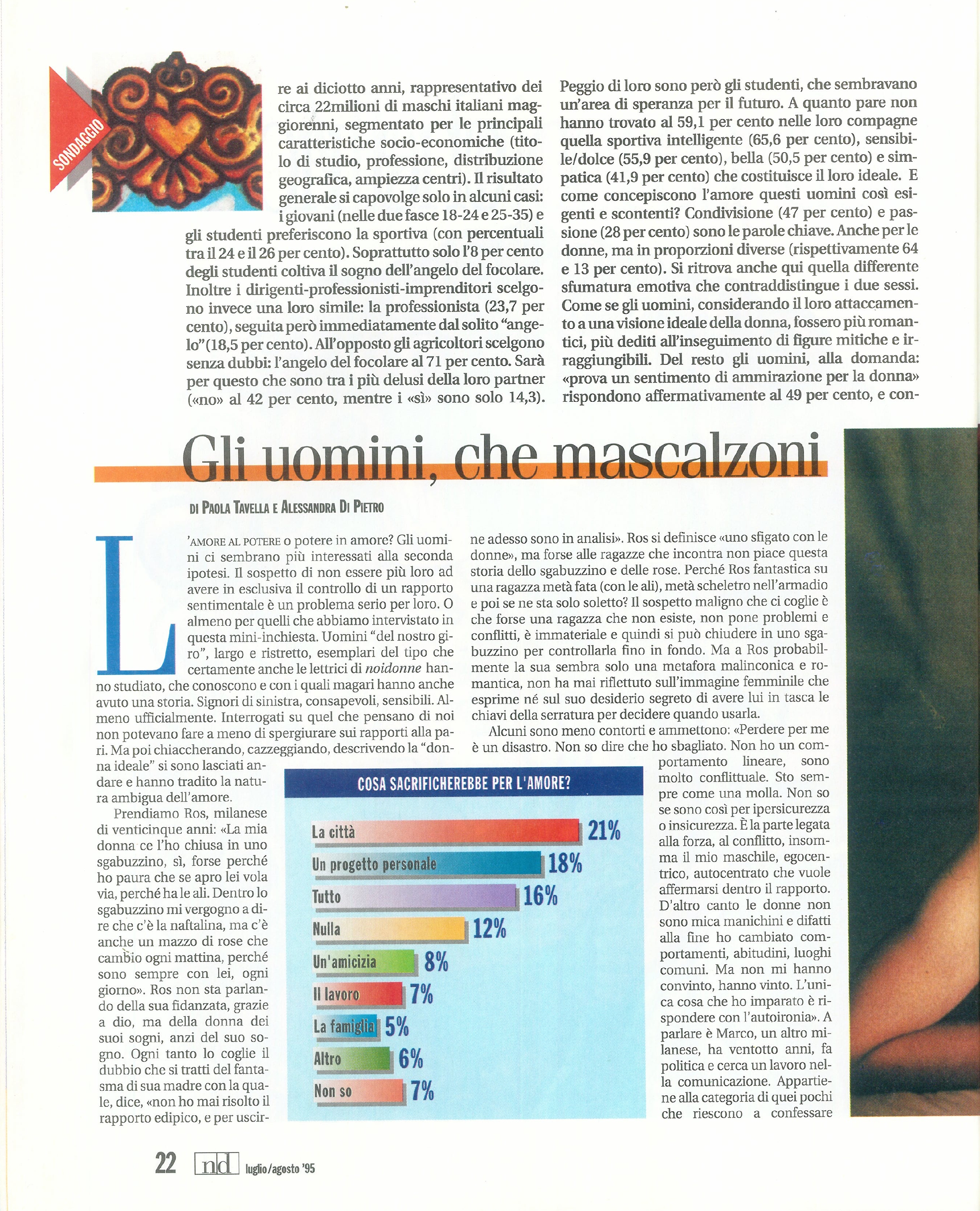 Foto: (nr 7-8) Parliamo di uomini