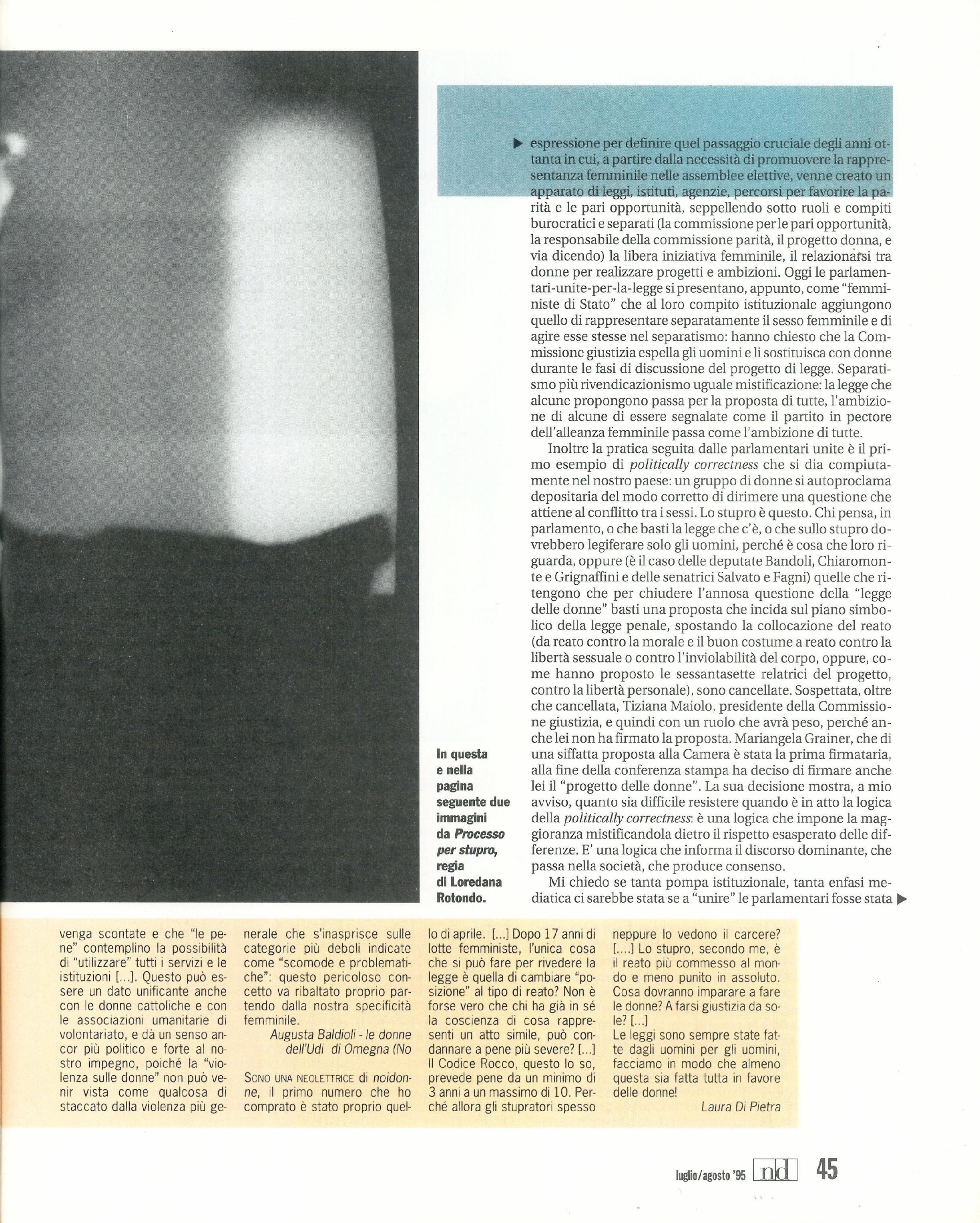 Foto: (nr 7-8) Parliamo di uomini