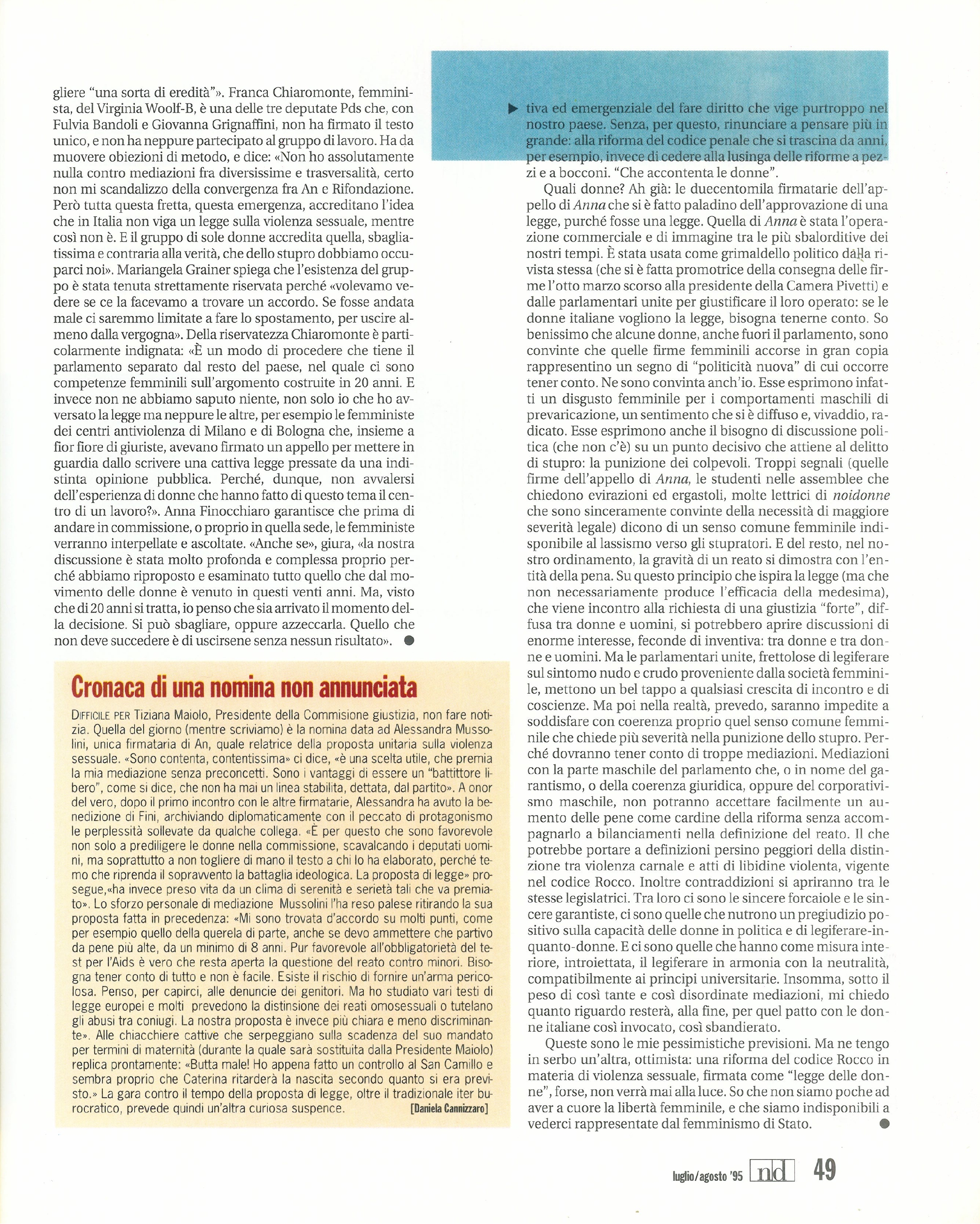Foto: (nr 7-8) Parliamo di uomini