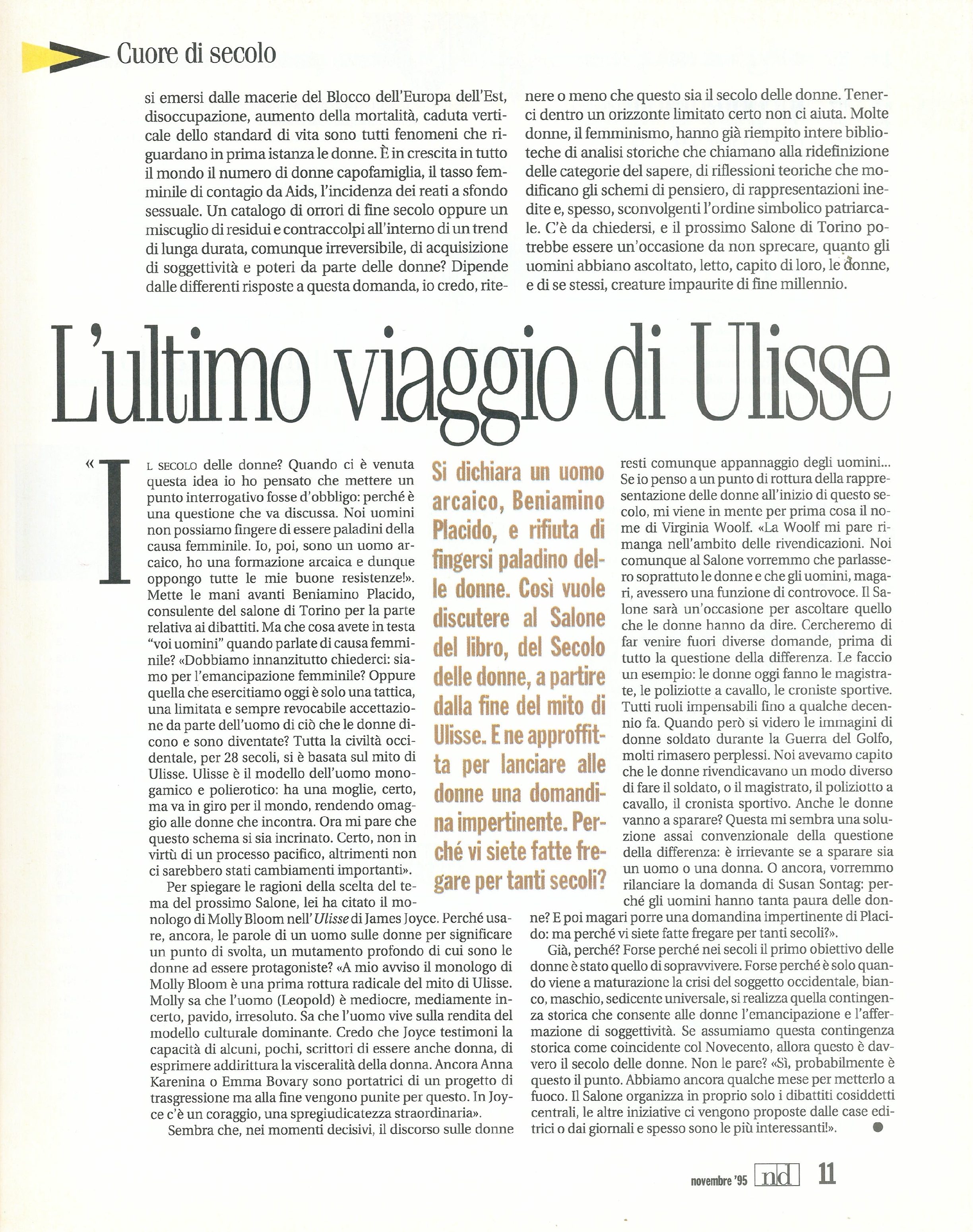 Foto: Patriarcato addio
