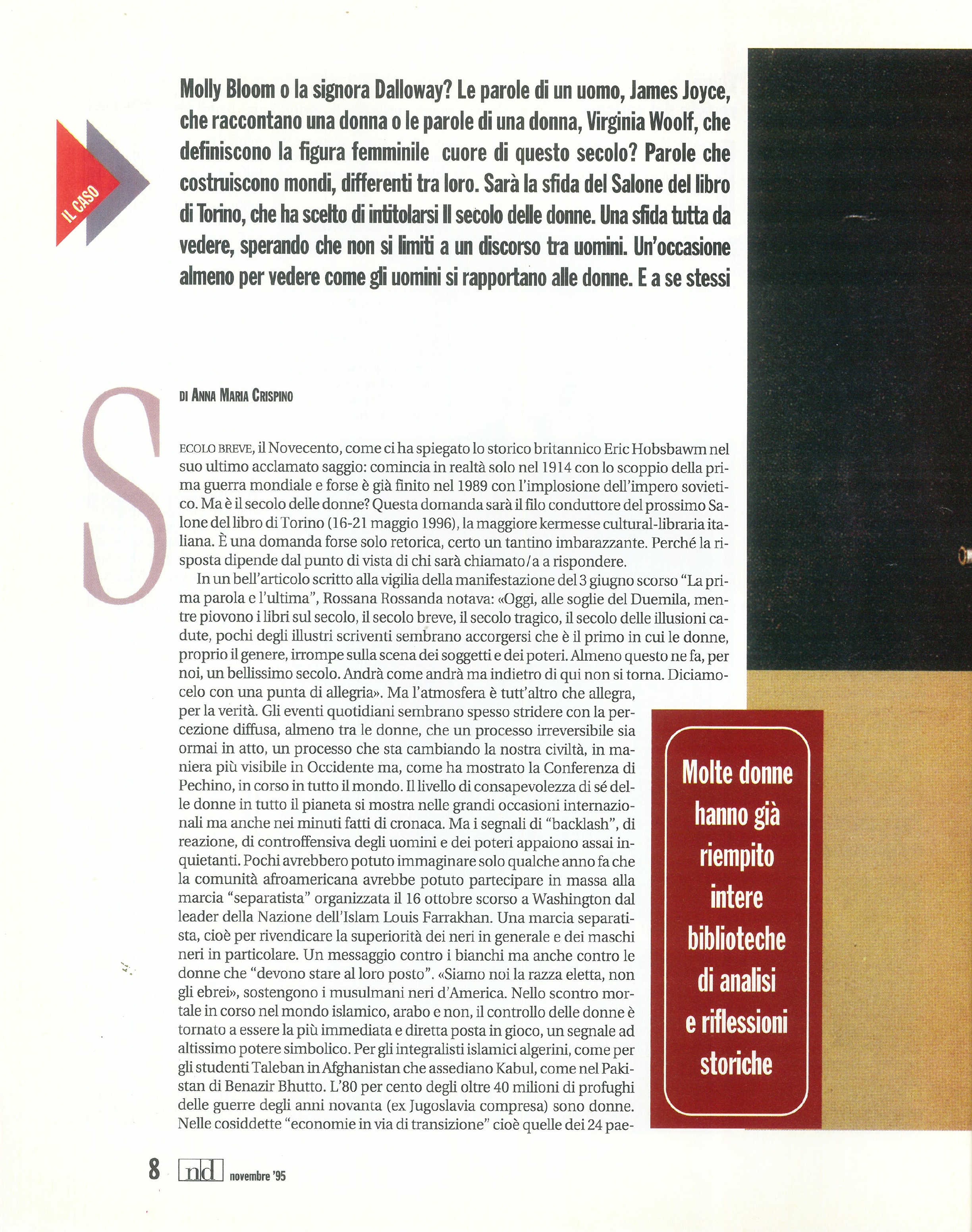 Foto: Patriarcato addio