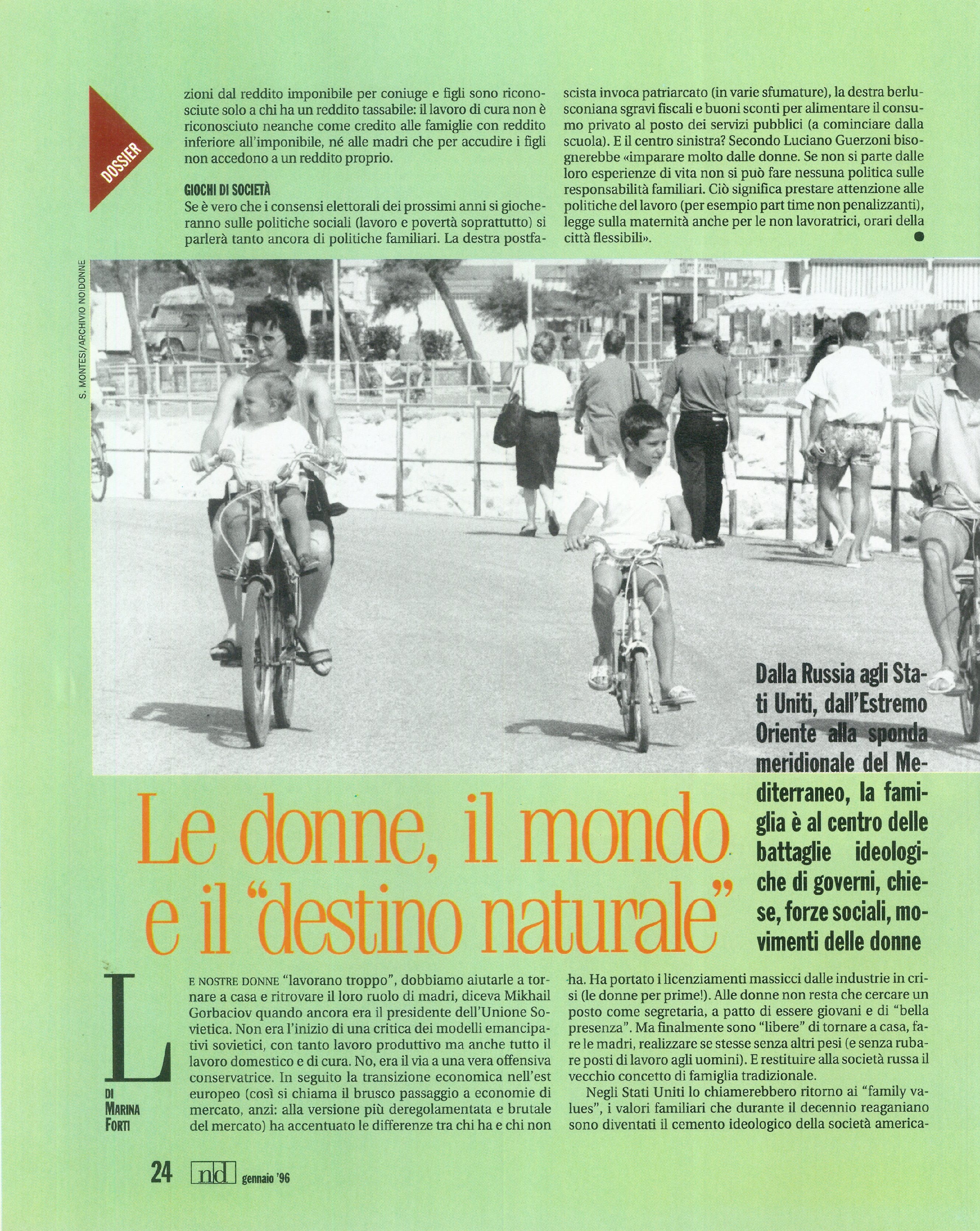 Foto: Famiglia passato futuro remoto