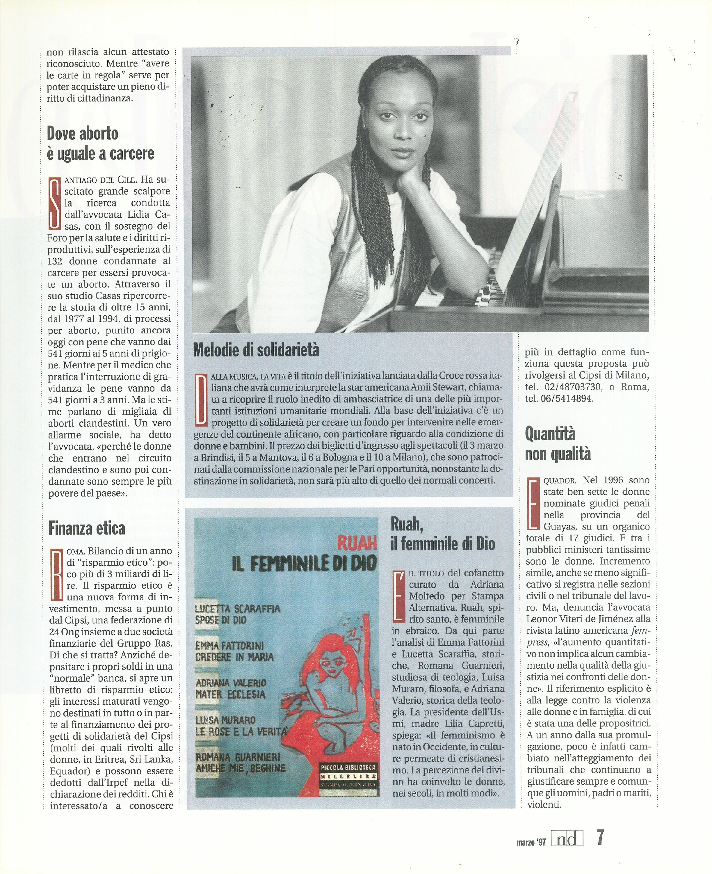 Foto: Un partito di doonne e di uomini