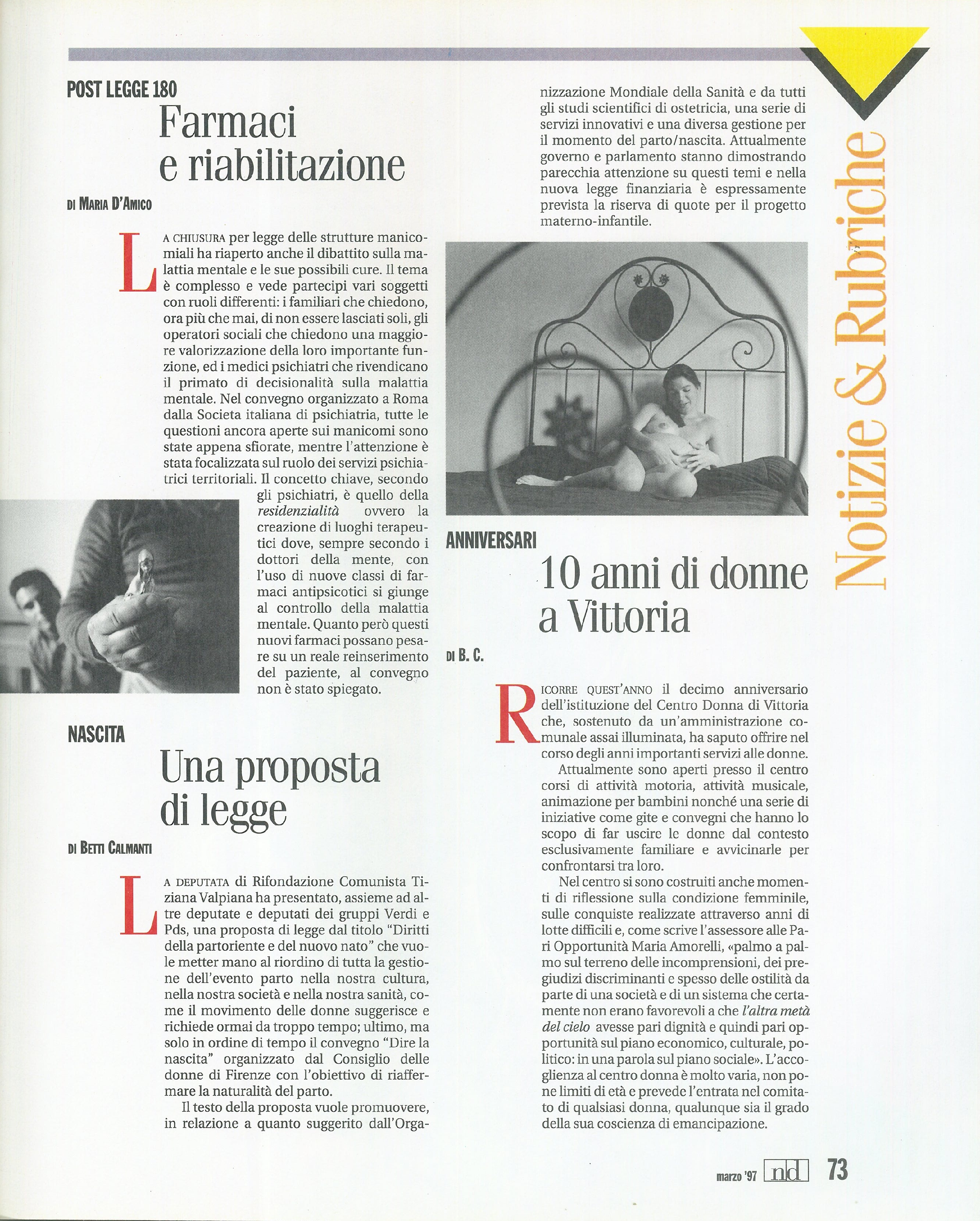 Foto: Un partito di doonne e di uomini