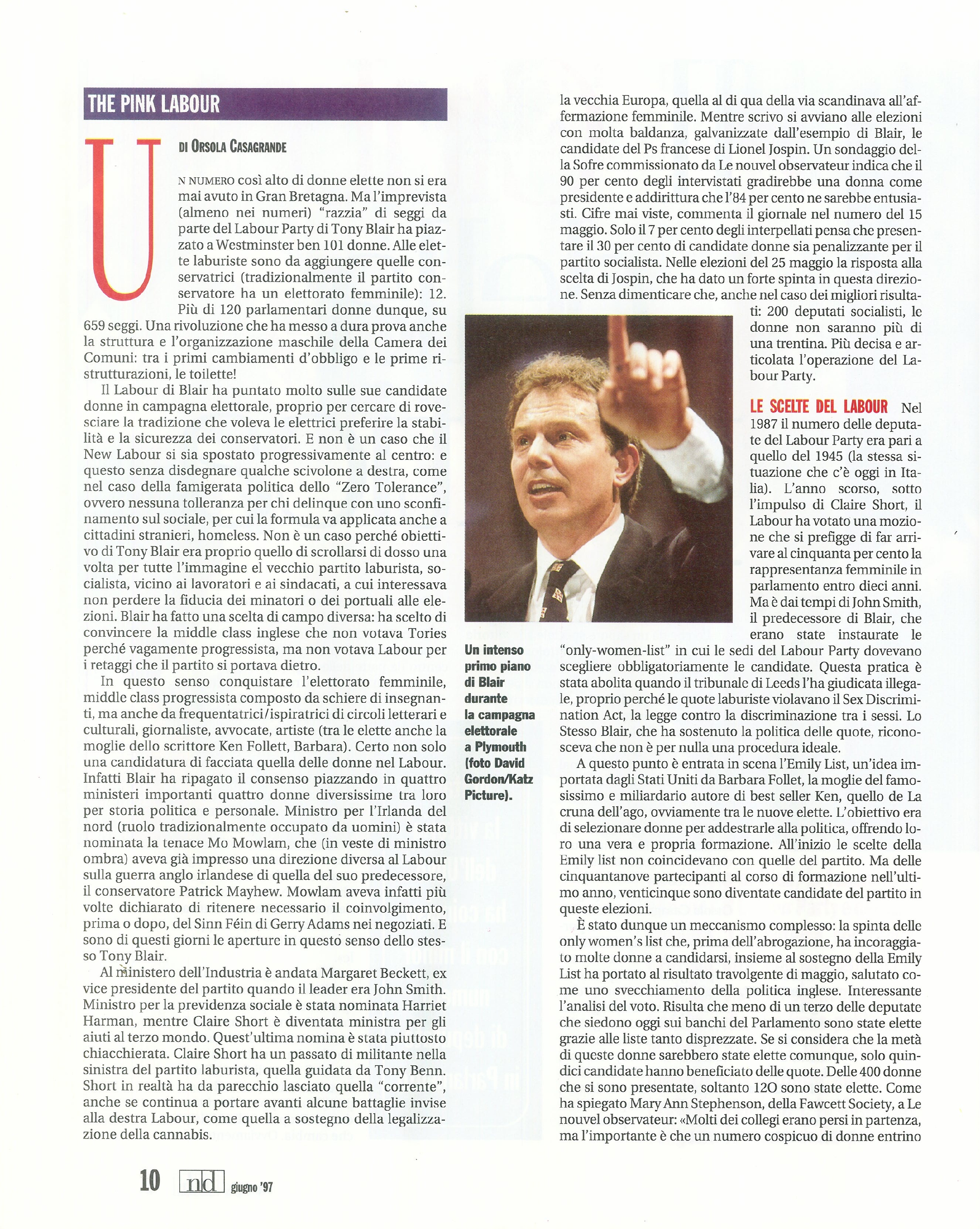 Foto: Ricomincio da Blair