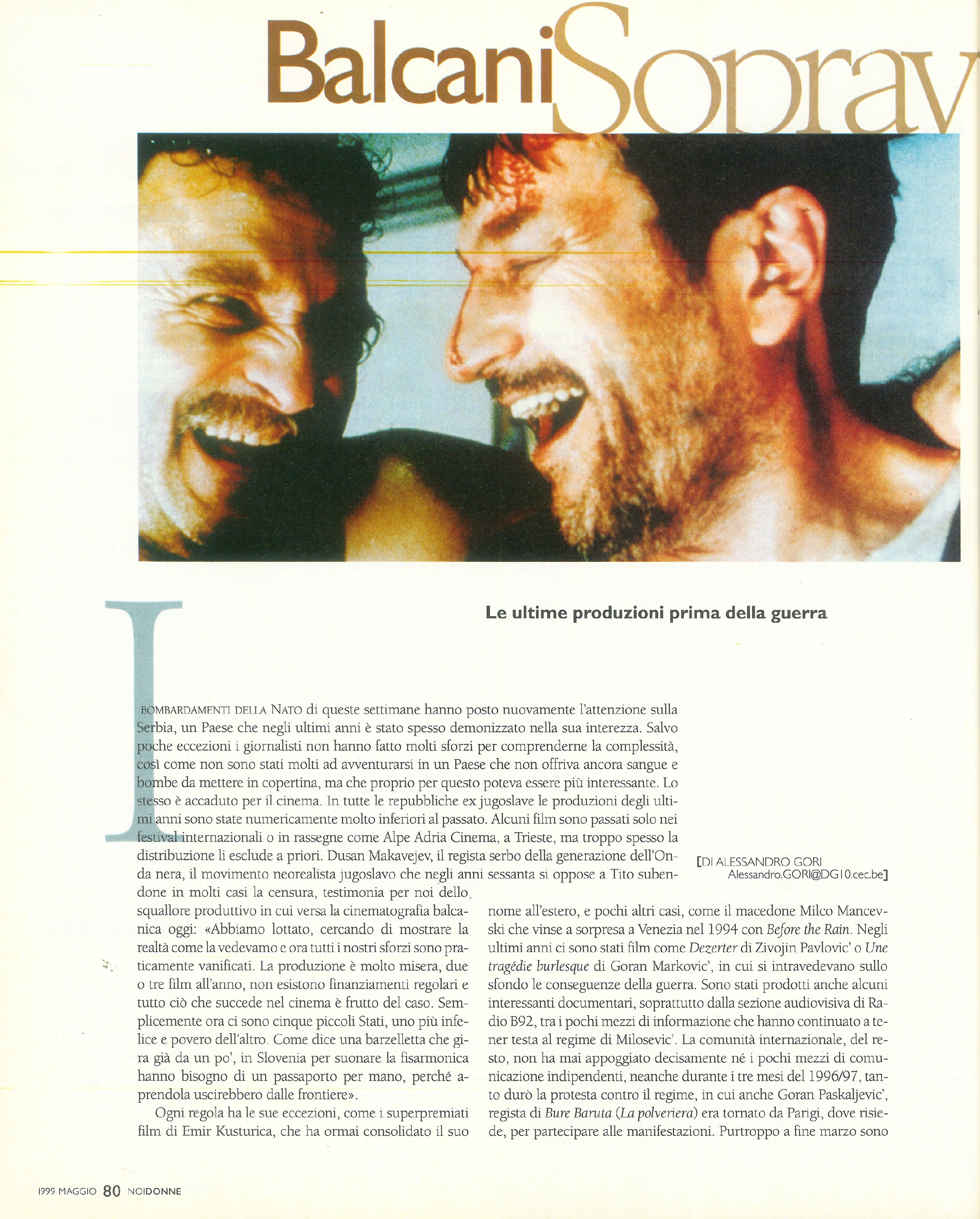 Foto: Guerra pace